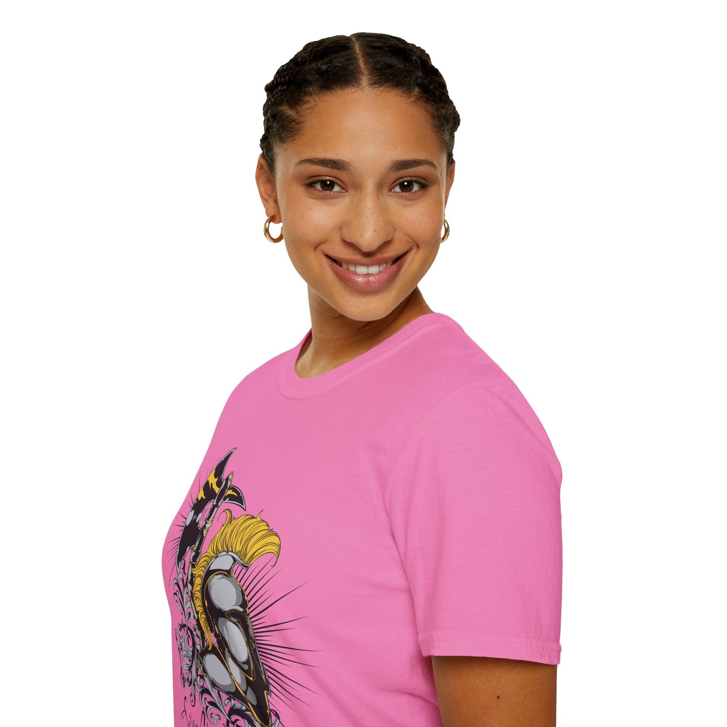 Unisex Art Graphic Shirt 100 Percent Ring Spun Cotton Softstyle Tee For Everyday Comfort And Style