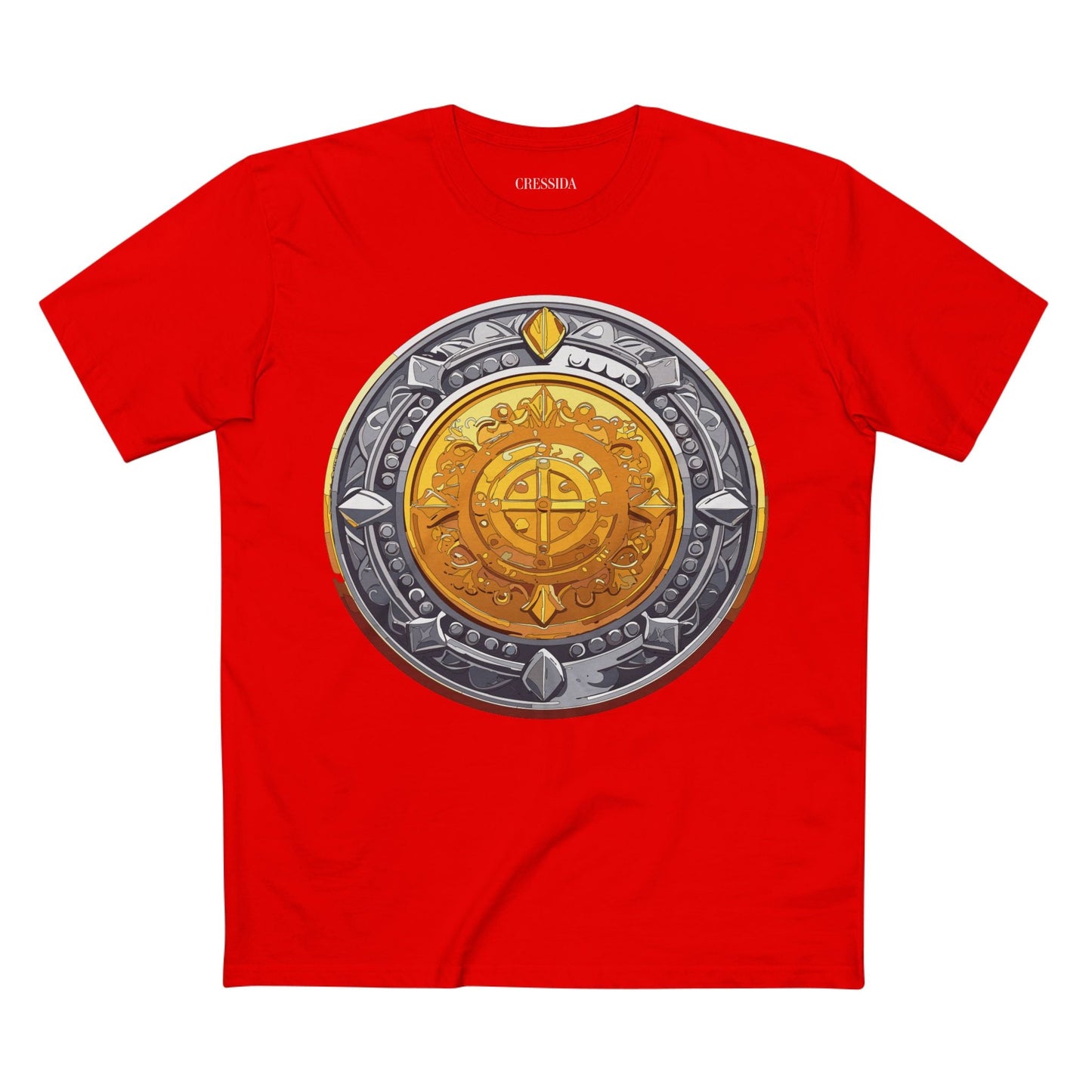 Antique Gold Coin Graphic Design T-Shirt Unisex 100 Cotton With Golden Print Artwork Tee 4