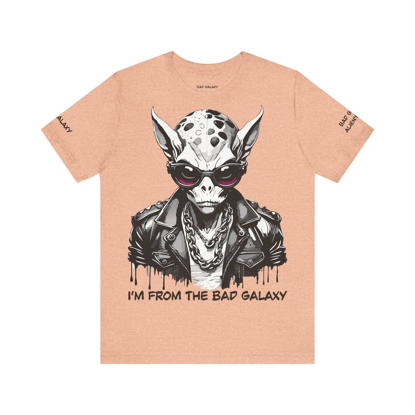 Alien Tee Shirt From Bad Galaxy 100 Cotton Made To Order With Eco Friendly Inks USA
