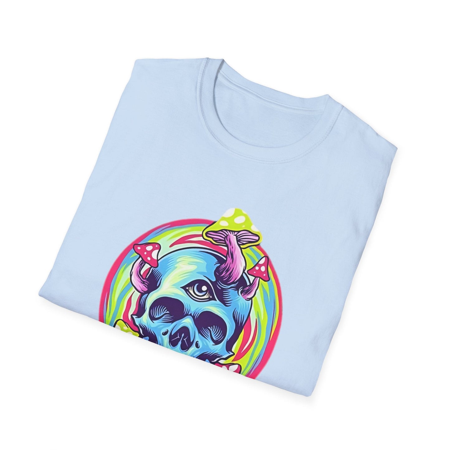 Unisex Skull Tee Shirt With Skeleton Design Cotton Softstyle 64000 T Shirt Premium Cotton Tee