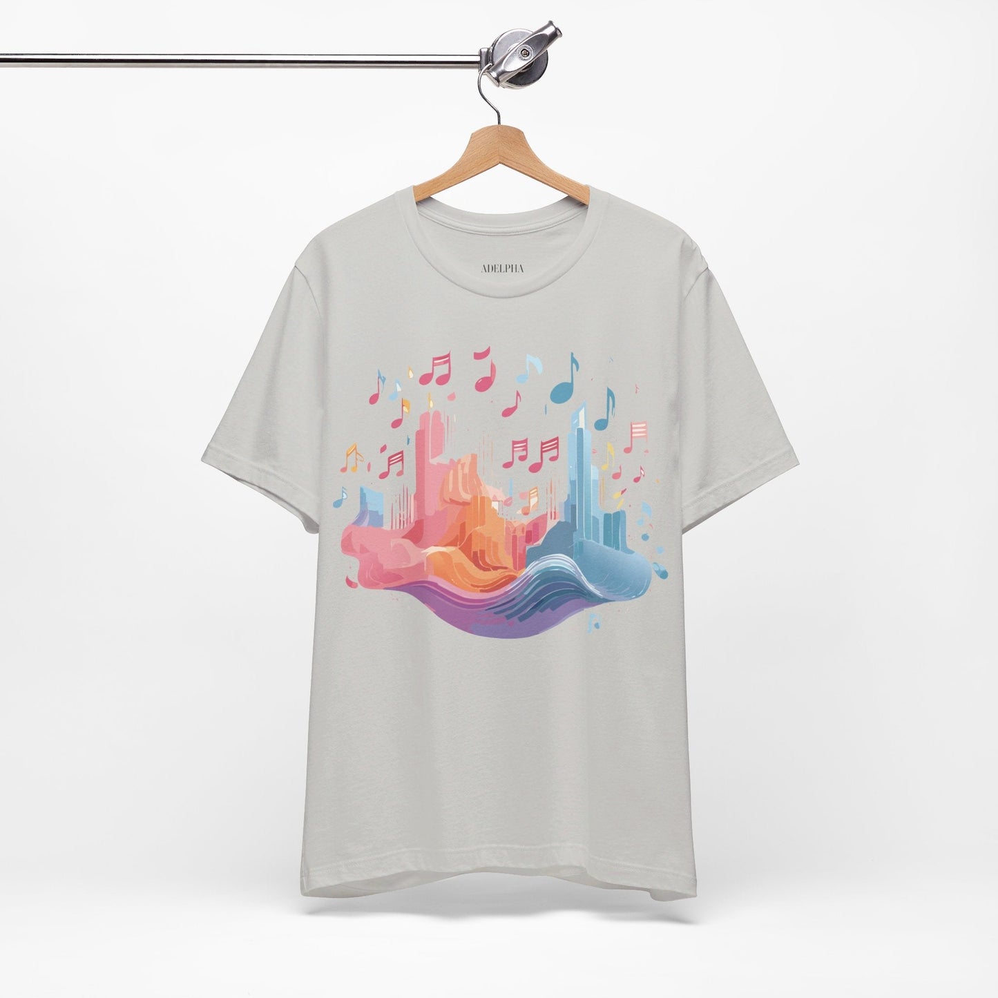 Music Graphic Tee Unisex Jersey Short Sleeve Art Design Adelpha Vintage Artwork Premium