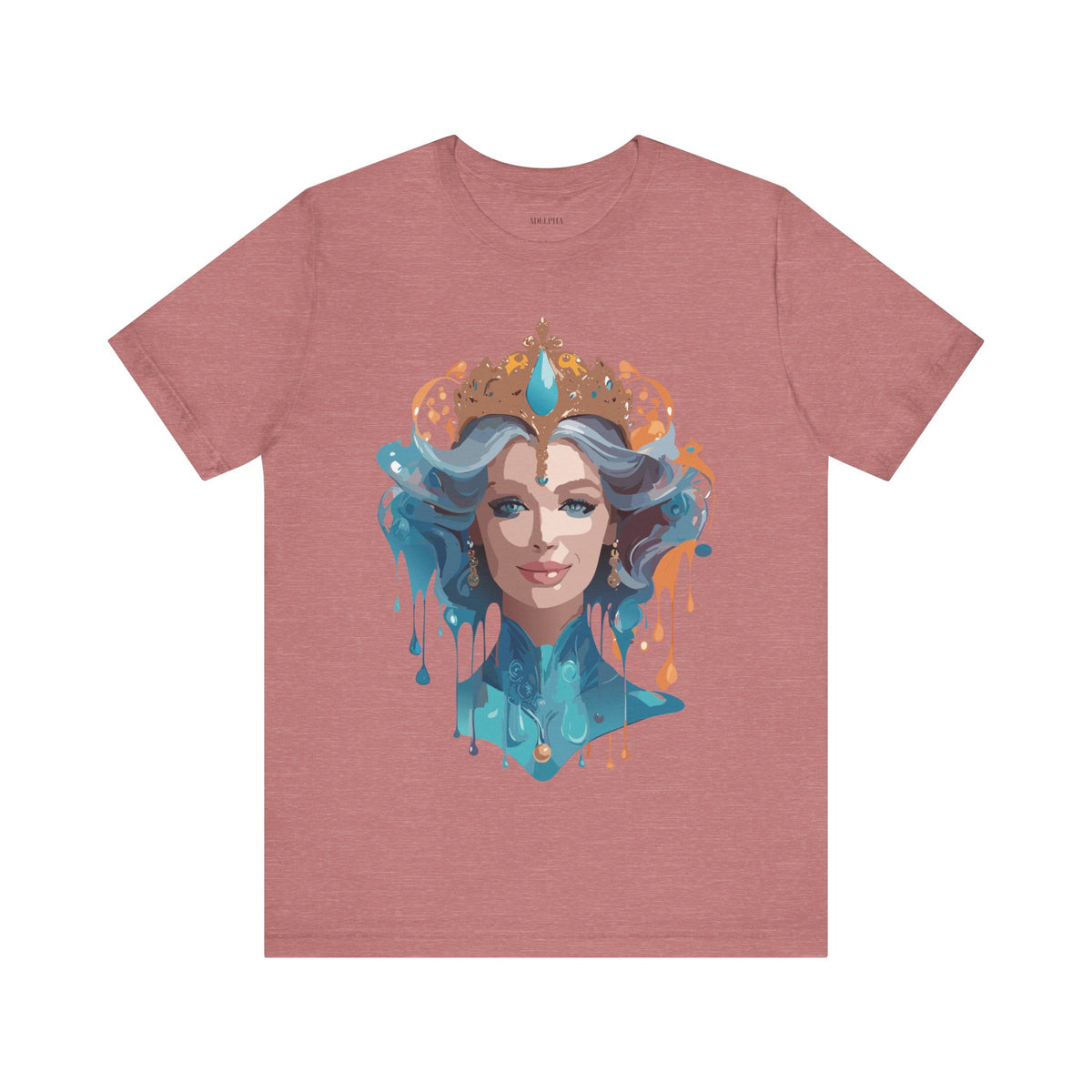 Queen Graphic Unisex Cotton Bella+Canvas Tee with Art Design m187