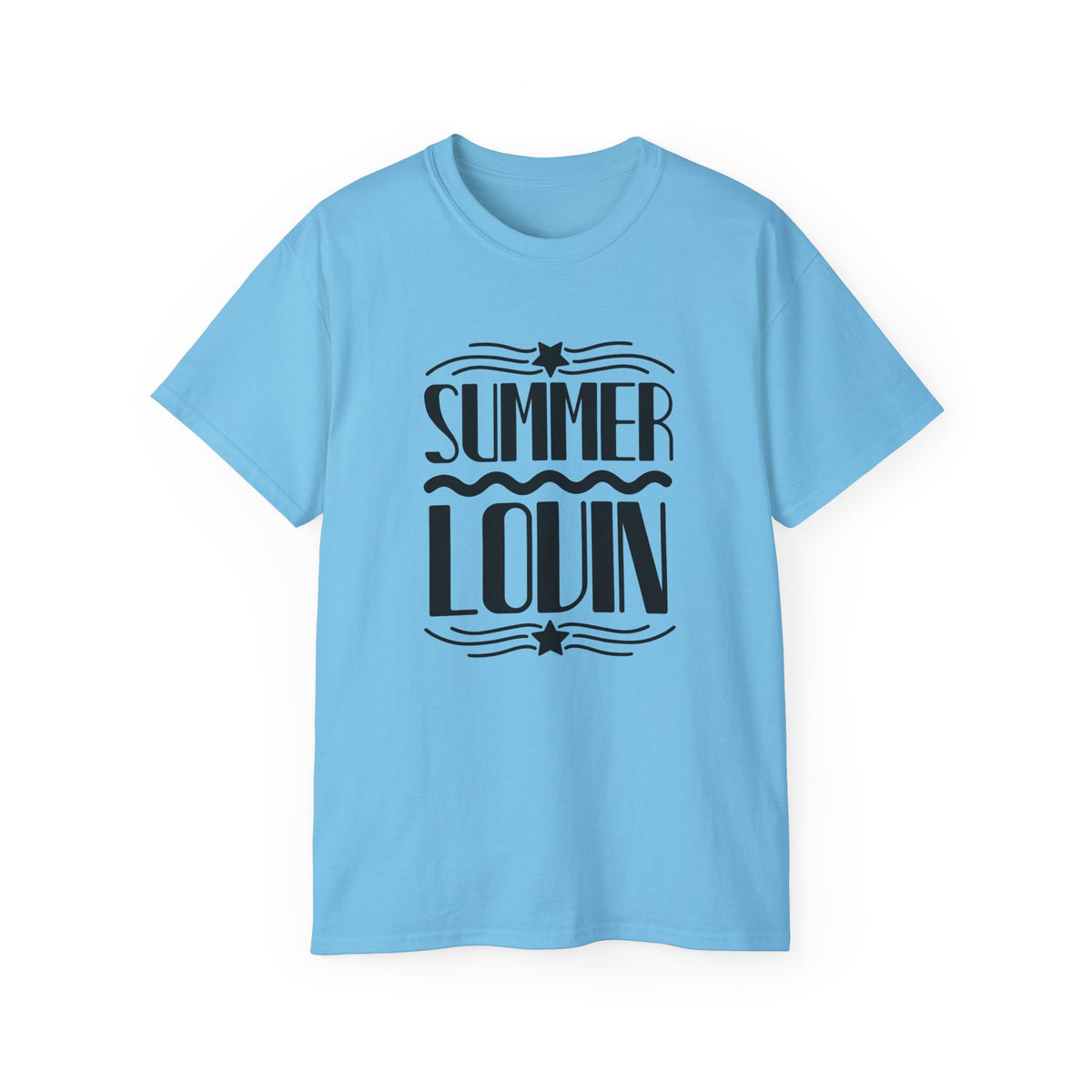Summer Lovin Tee | Retro Wave Typography, Beach Vibes
