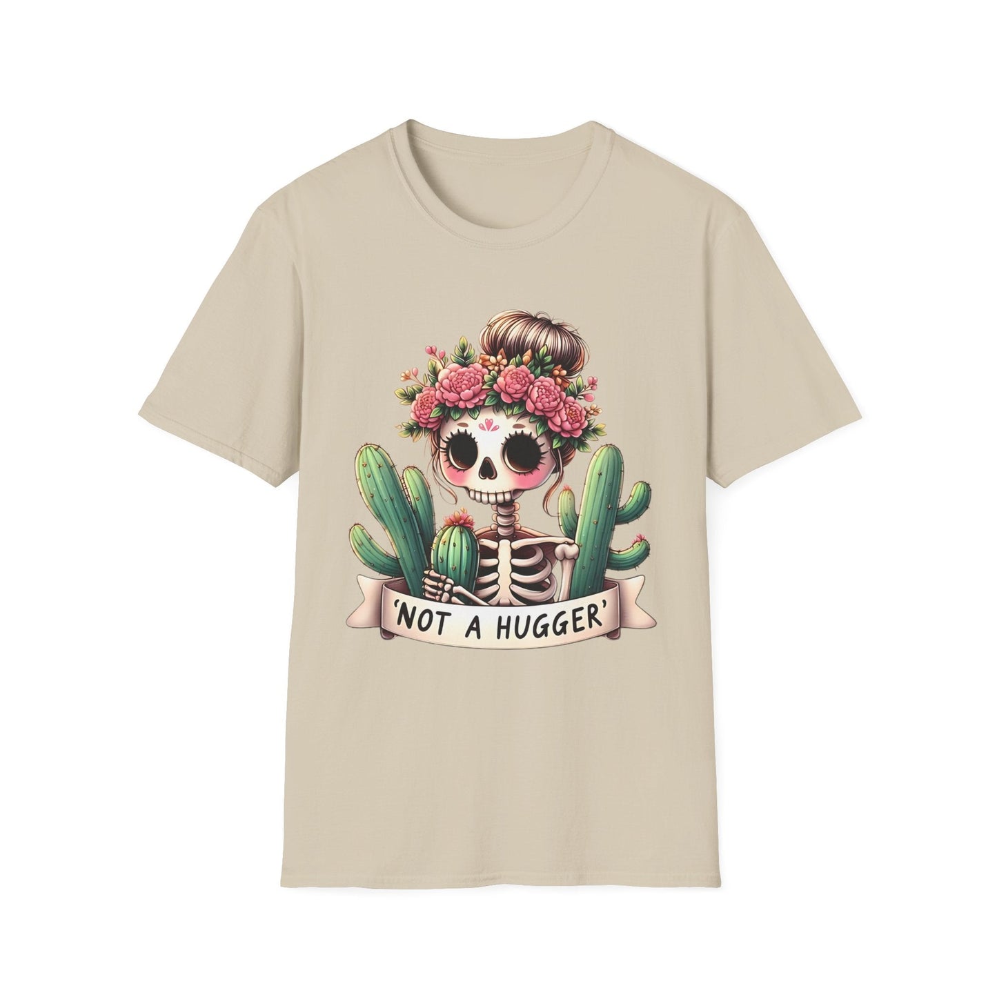 Skull Graphic Unisex Cotton T-shirt with Skeleton Artwork Design 15