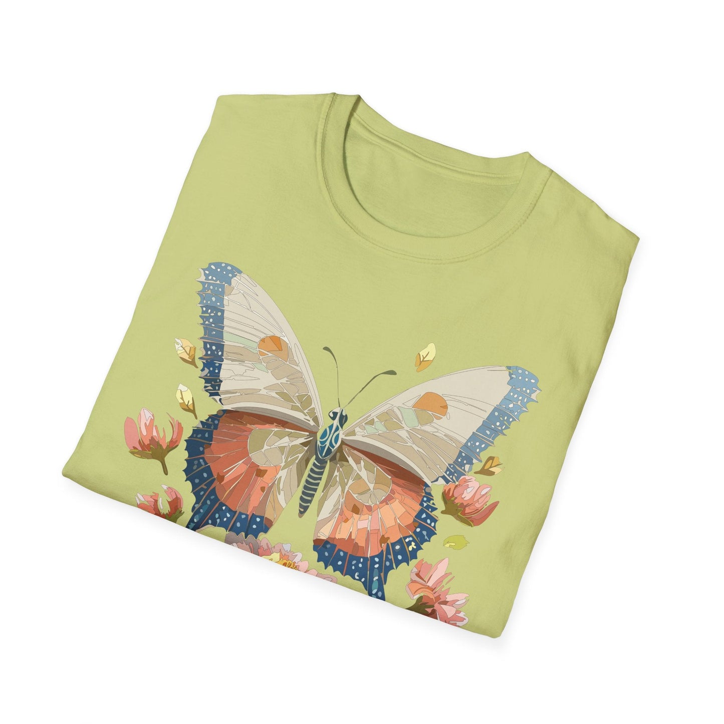 Butterfly Shirt Unisex Softstyle T Shirt Gildan 64000 100 Cotton Monarch Butterfly Gift