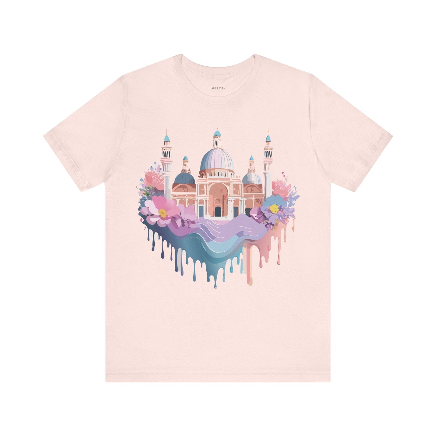 Venice Tourist Graphic Tee Unisex Jersey Short Sleeve Art By Vintage Style