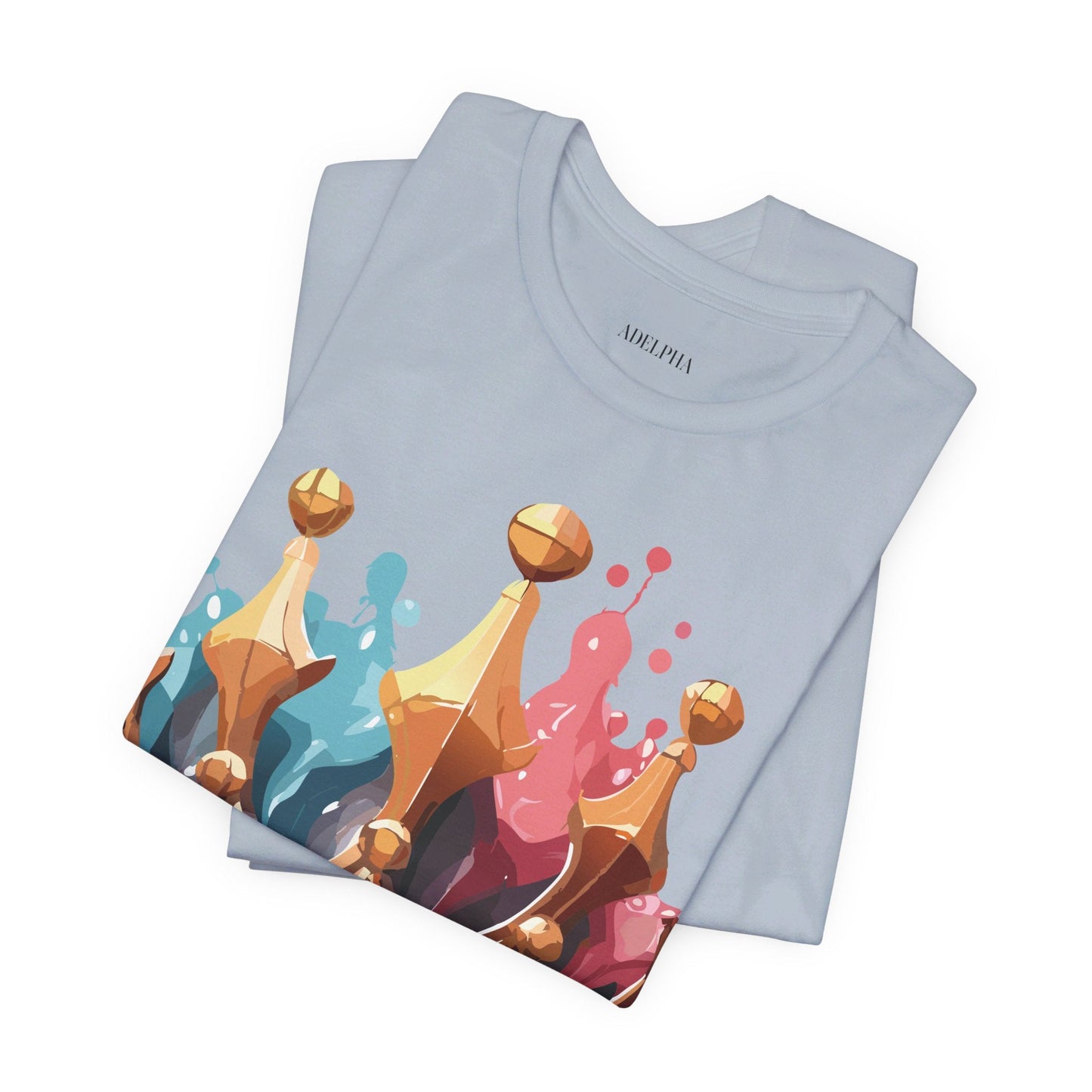 Adelpha Crown Graphic Tee Unisex Vintage Inspired Art Design Short Sleeve Premium Quality