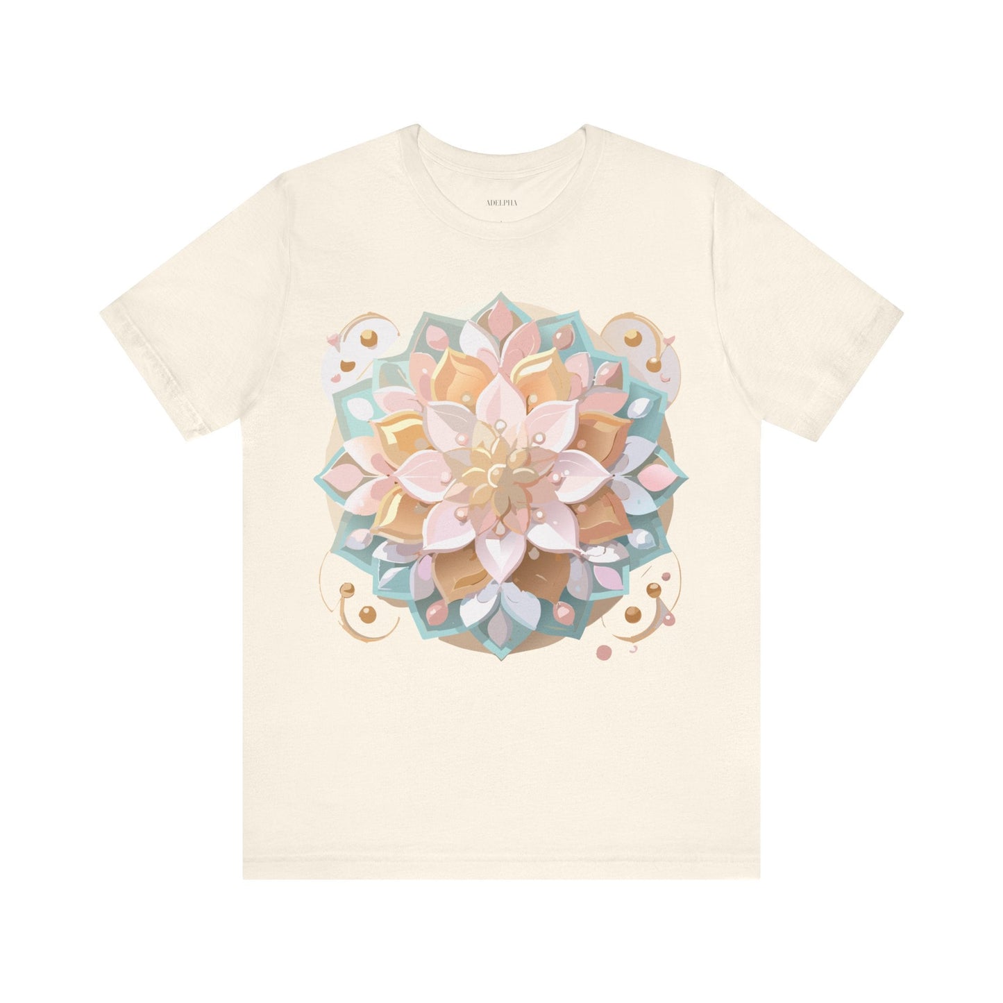 Mandala Shirt Graphic Tee Unisex Adelpha Vintage Inspired Art Design Premium Apparel