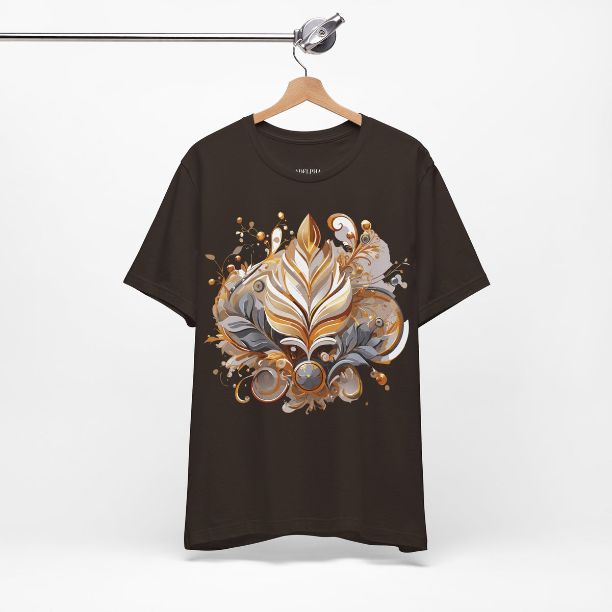 Jewelry Graphic Unisex Cotton Bella+Canvas Tee with Art Design n139