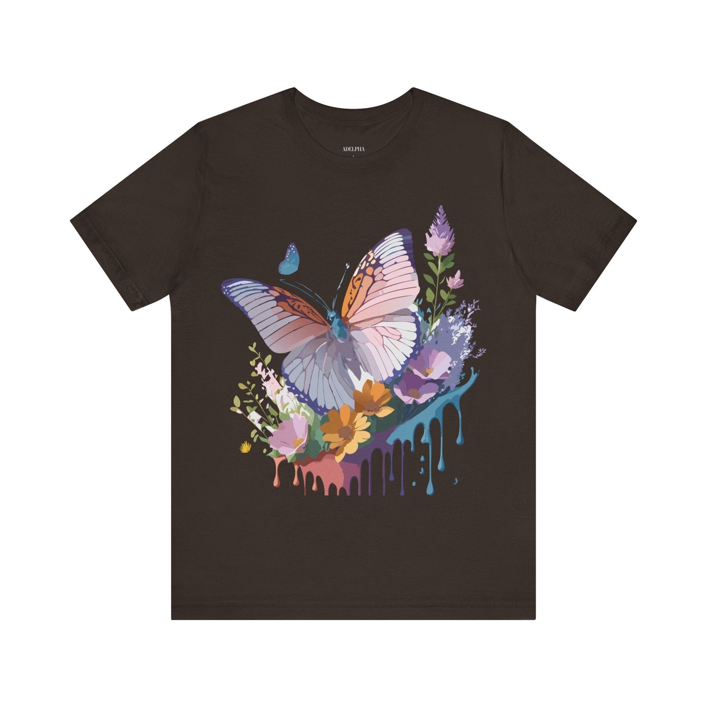 Butterfly Graphic Tee Unisex Adelpha Vintage Inspired Art Design Tee