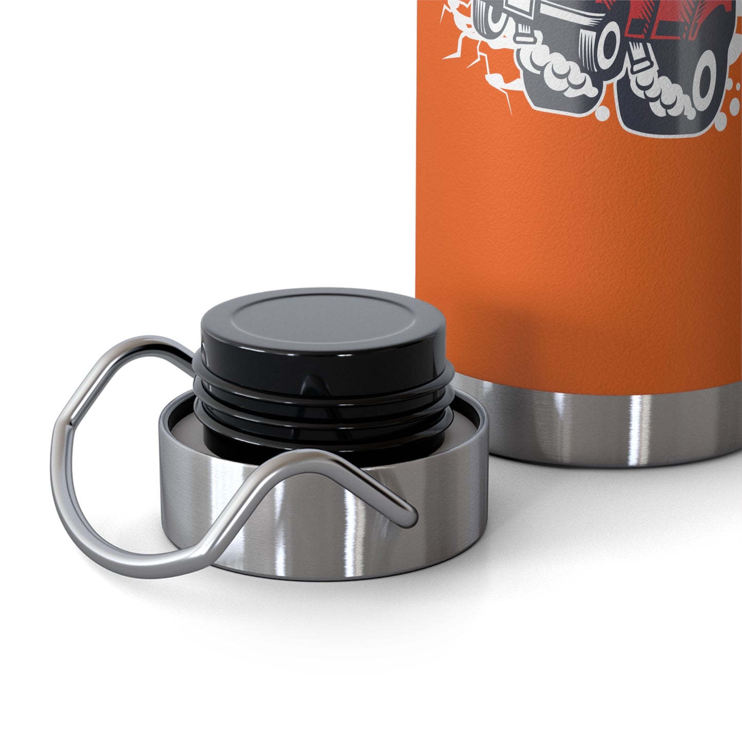 22 oz Copper Insulated Water Bottle with Cartoon Design - CV1