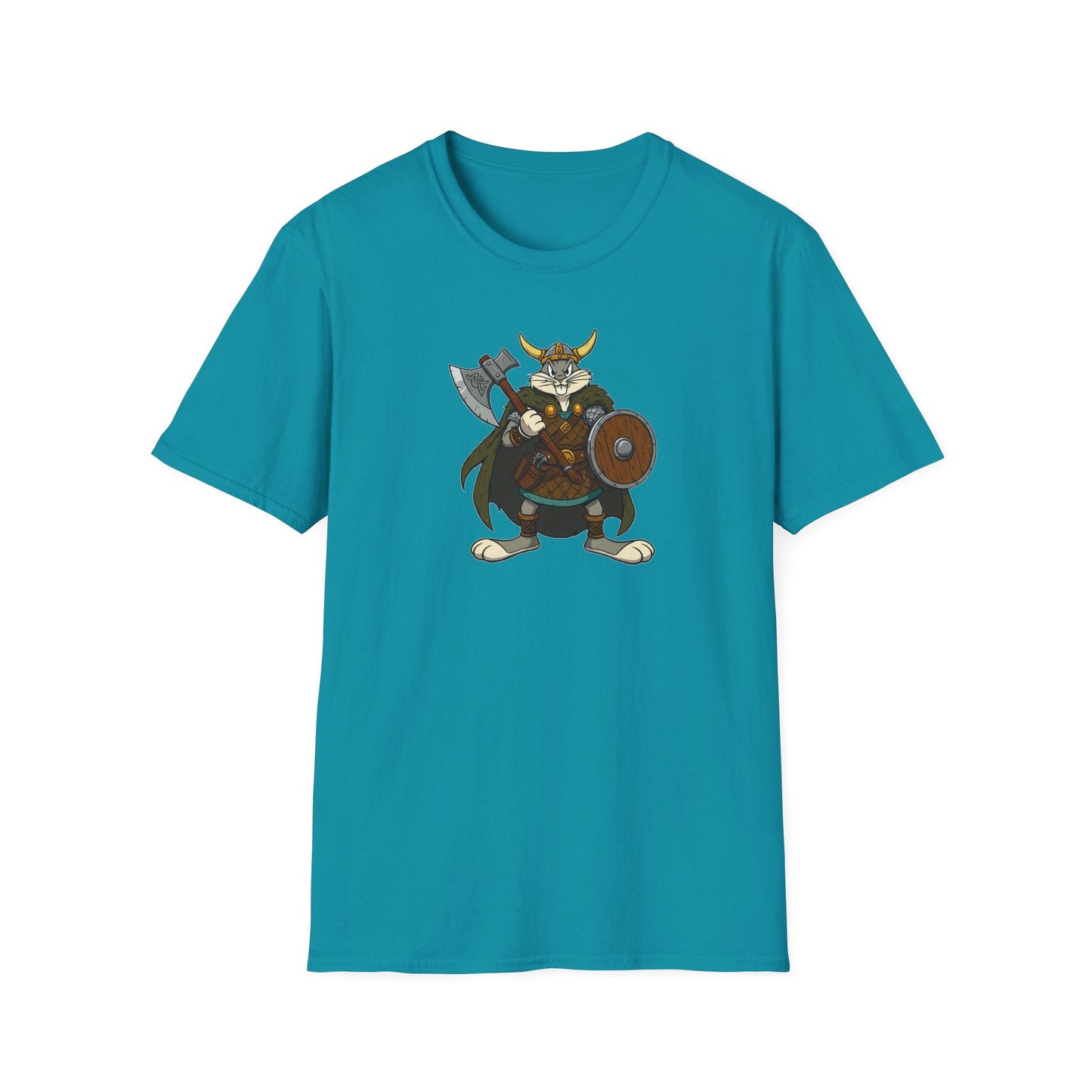 Bugs Bunny T Shirt Cartoon Design Unisex Graphic Tee Gildan Softstyle 64000 Animation Artwork