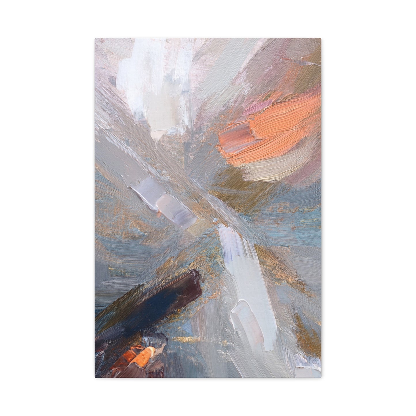 Abstract Pastel Painting Print Canvas 20x24,20x30,24x30 24x32,24x36,30x40 32x48,36x48,40x60 Pine-Wood Inner Frame ABS-89