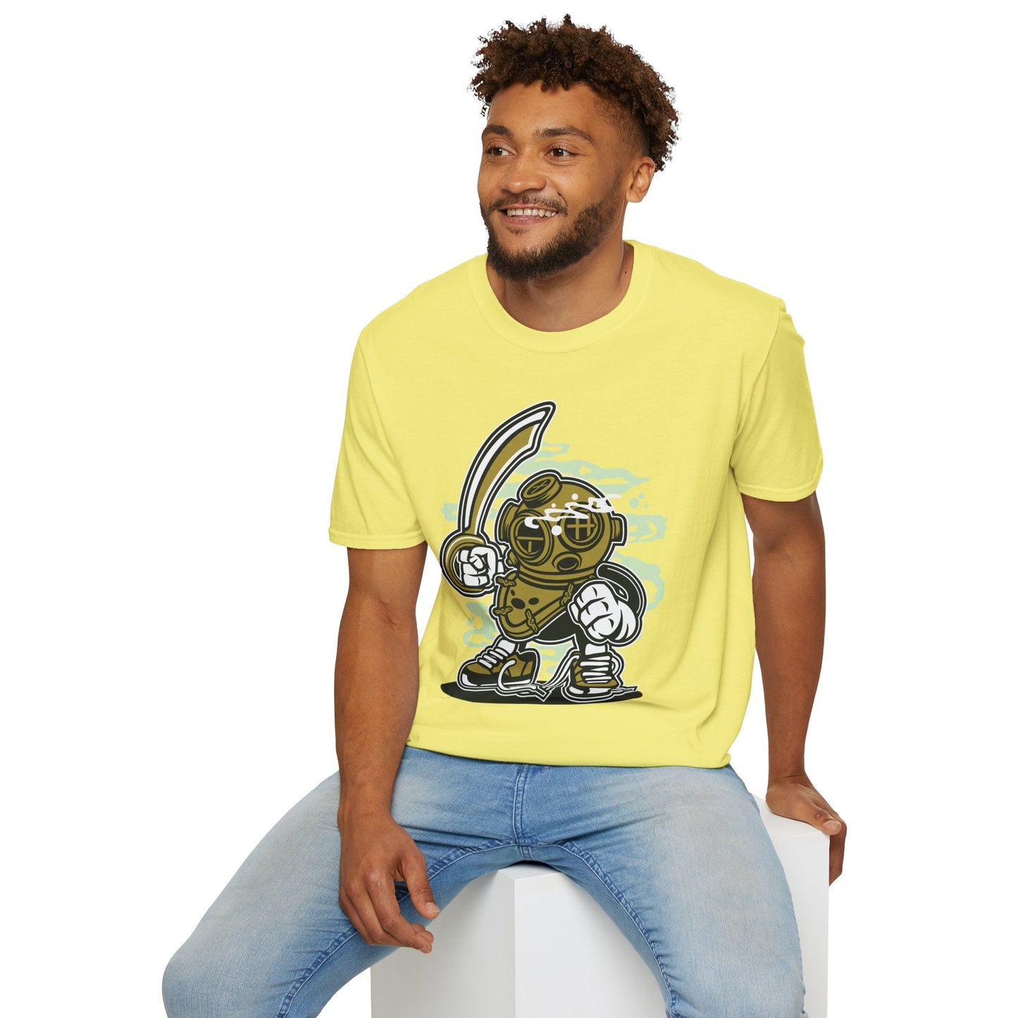 Cartoon T Shirt Animation Tee Funny Tee Shirt Unisex Gildan Softstyle Cotton Comfort