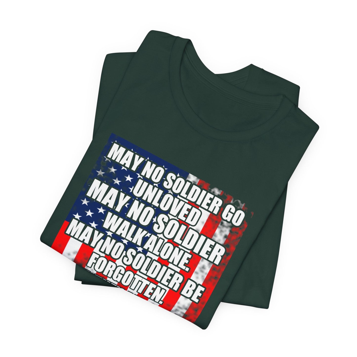Army Veteran Patriotic Graphic Design Unisex Cotton T-Shirt v49