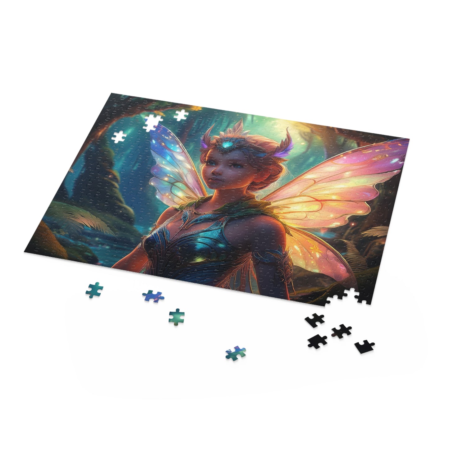 Fairy Puzzle 500-Chipboard Pieces in Box | Kids Puzzles Size: 16" x 20",  Ages 9+ and Family pn4