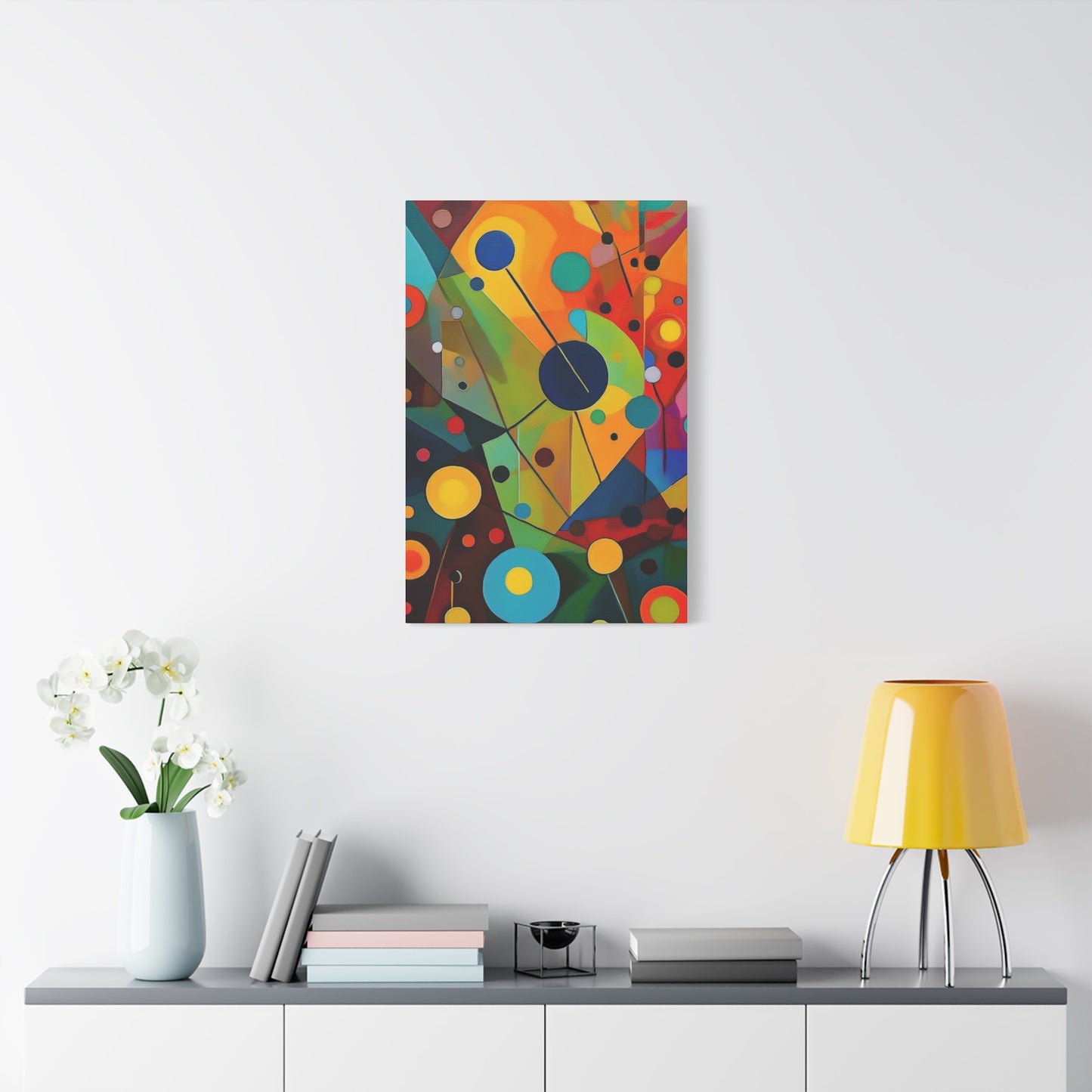 Abstract Oil Painting Print Canvas 20x24,20x30,24x30 24x32,24x36,30x40 32x48,36x48,40x60 Pine-Wood Inner Frame ABS-146