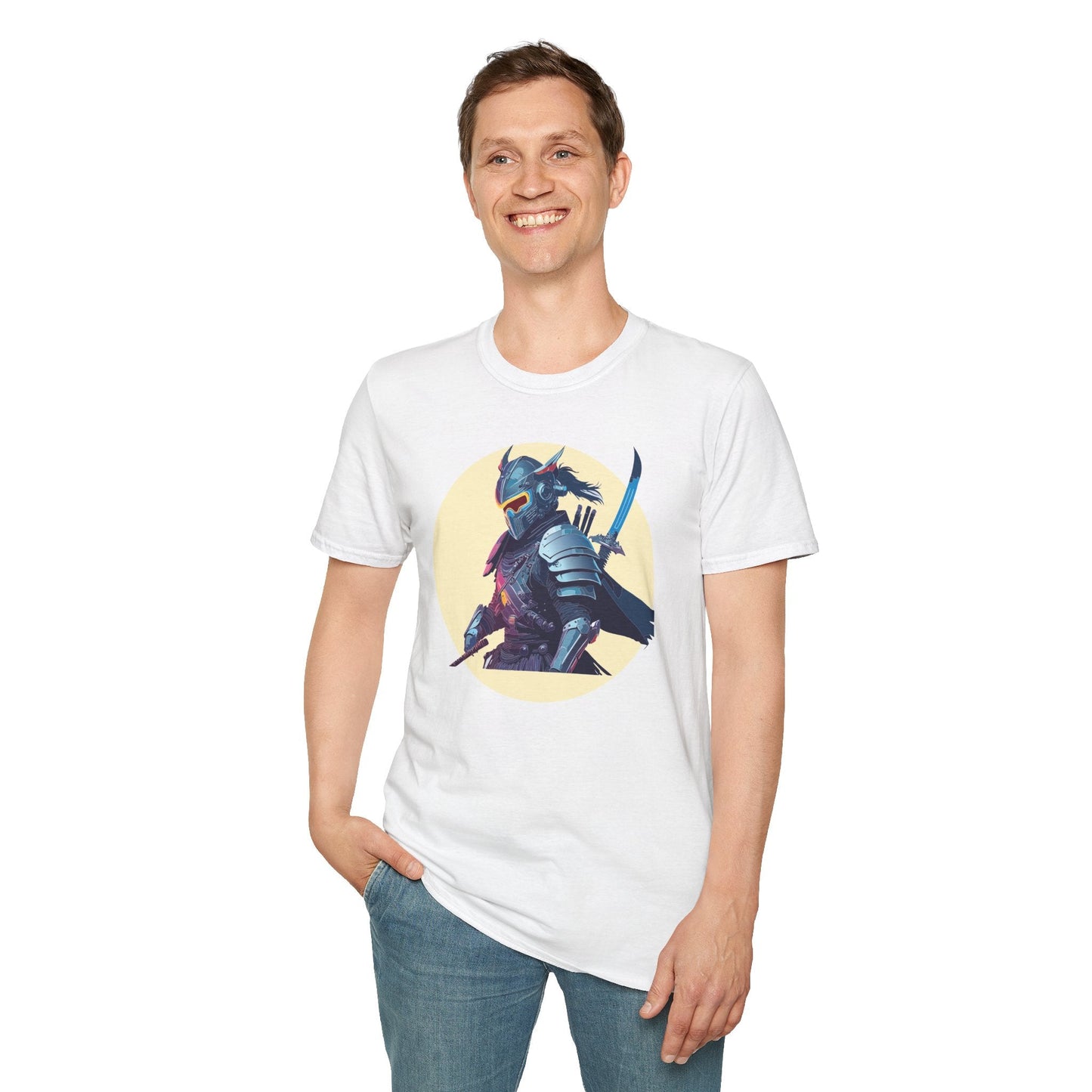 Samurai Shirt Unisex Softstyle Short Sleeve T Shirt Gildan 64000 Breathable Comfort Wear