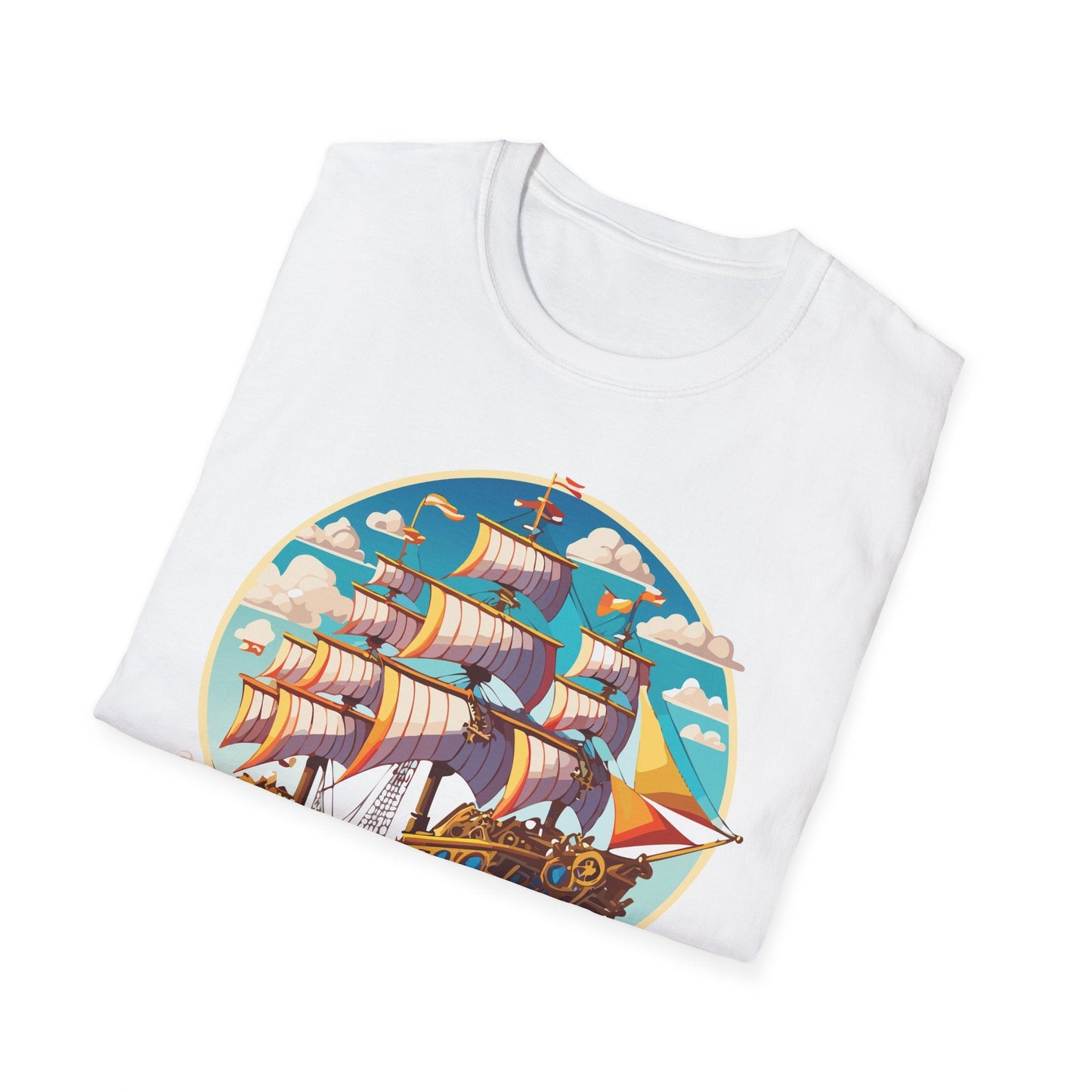 Ship T Shirts Frigate Tee Unisex Vessel Tee Shirt Gildan Softstyle 64000 Cotton Tee Classic