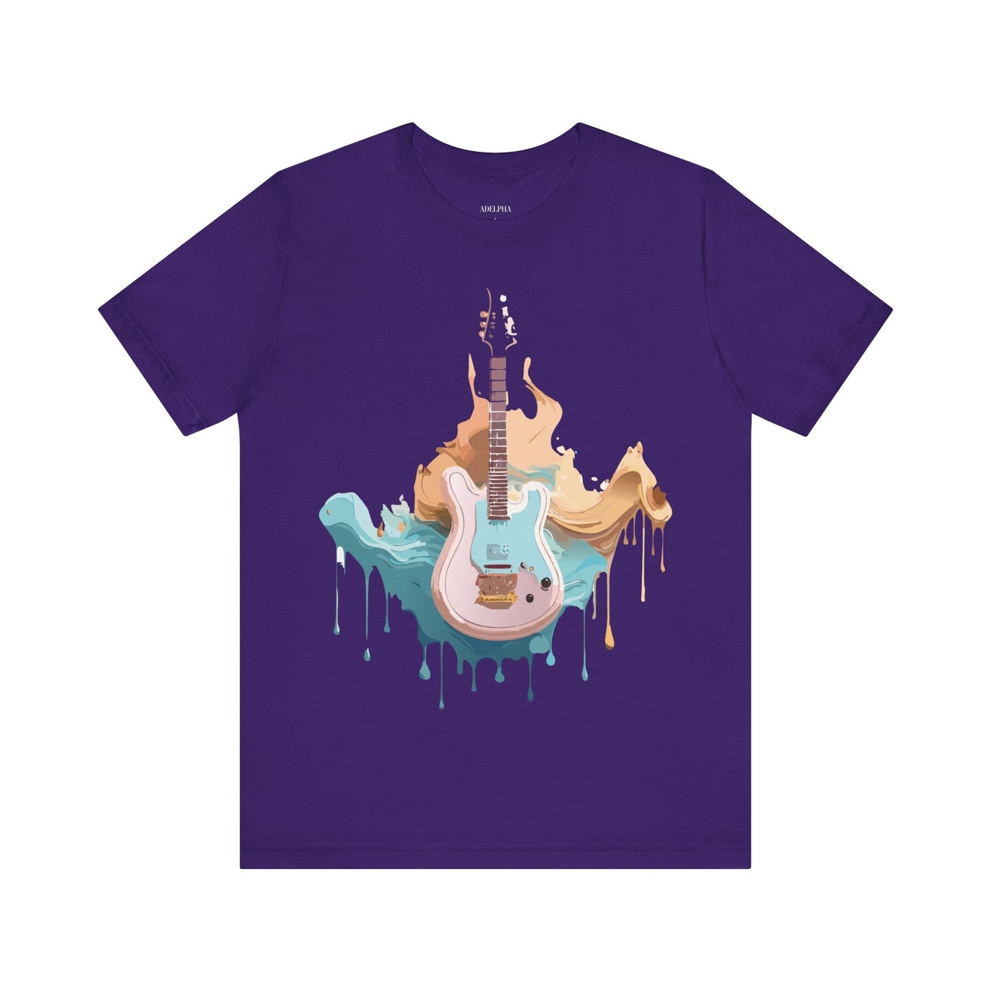 Music Graphic Unisex 100 Cotton Vintage Art with Musical Elements Tee 51