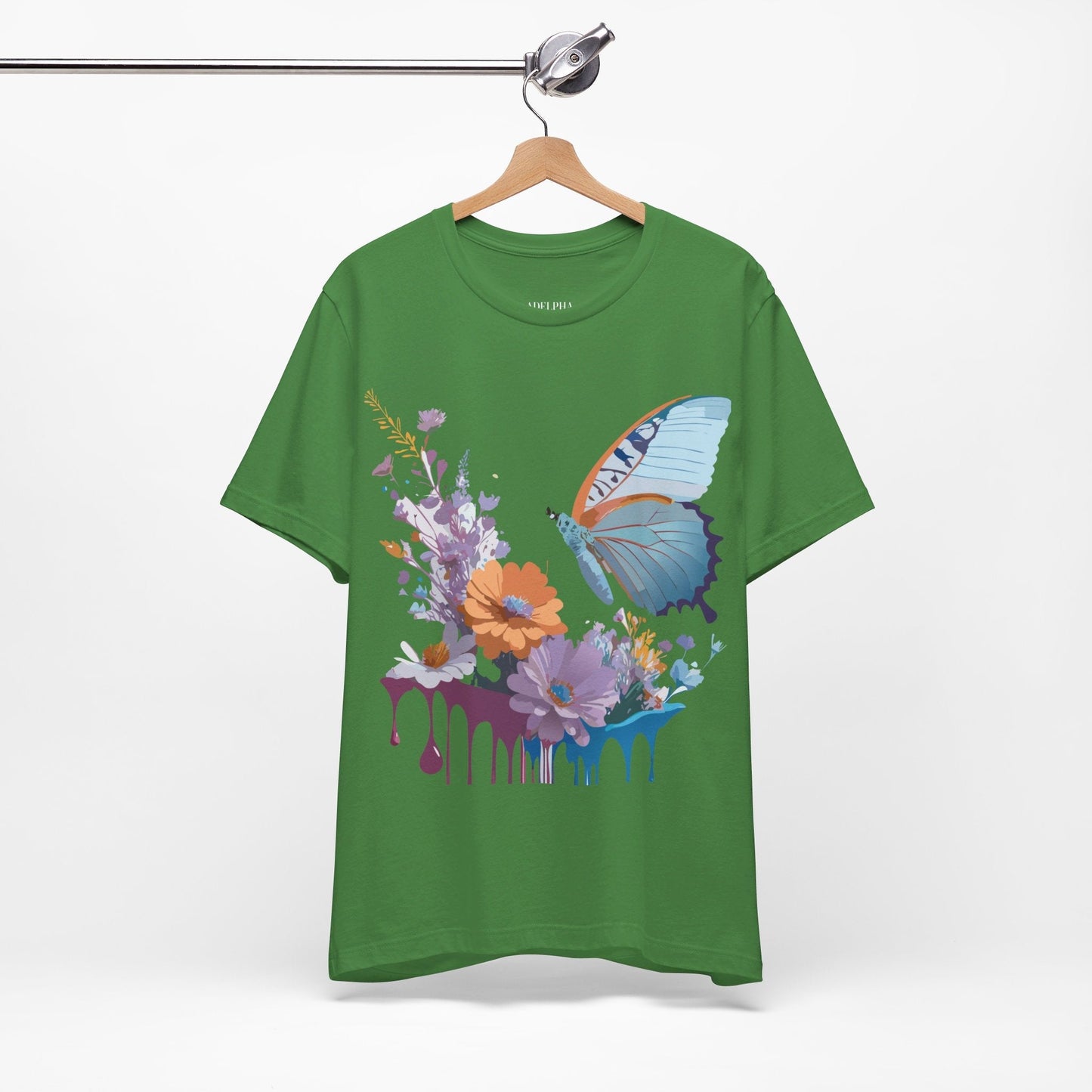 Butterfly Graphic Tee Unisex Jersey Short Sleeve Vintage Inspired Adelpha Art