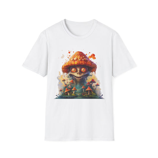 Funny Mashroom Cartoon  Graphic Tee Gildan Unisex 100 Cotton Tee Shirt c19