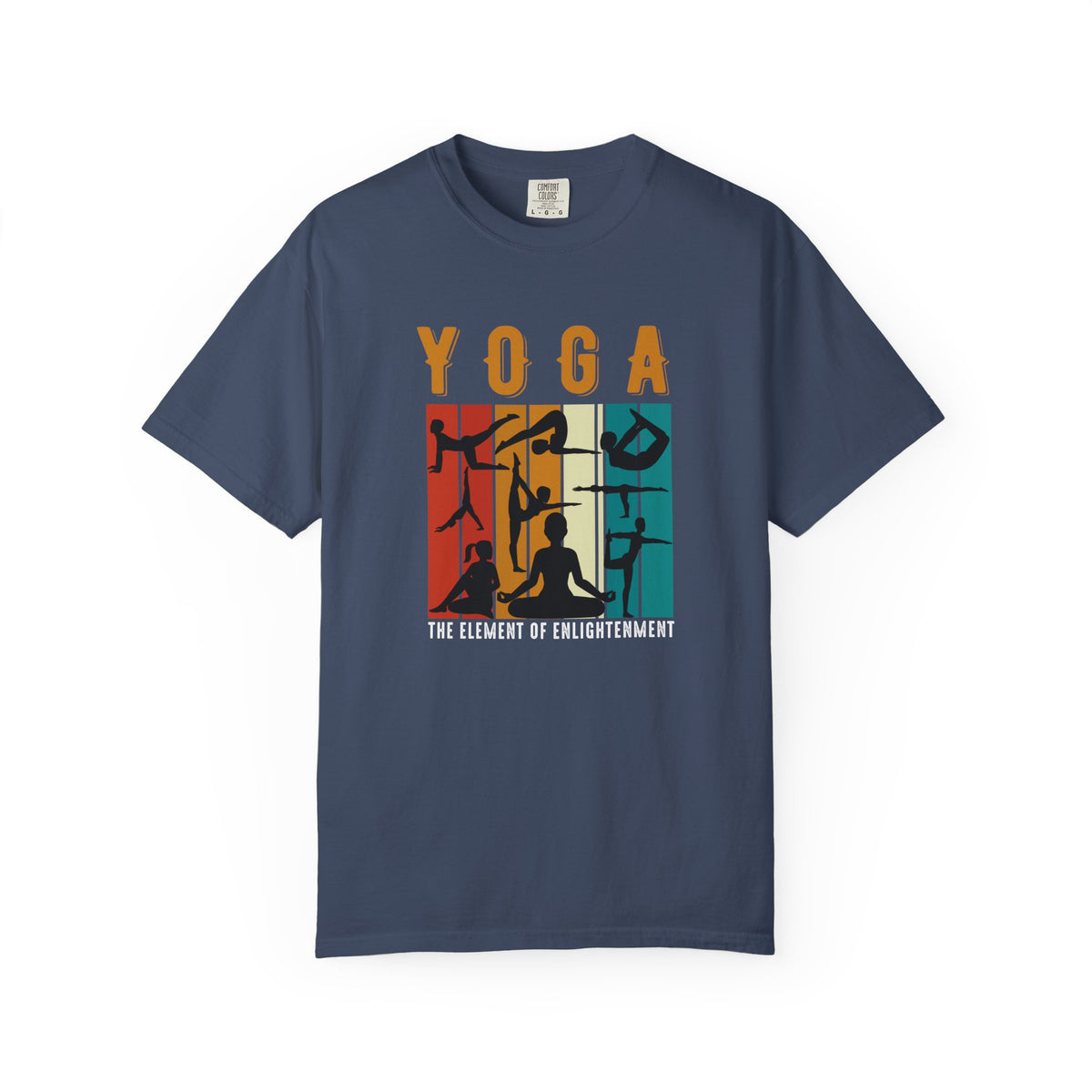 Yoga Lovers Unisex Comfort Colors Garment-Dyed Heavyweight 100 Cotton Art Design T-Shirt w191