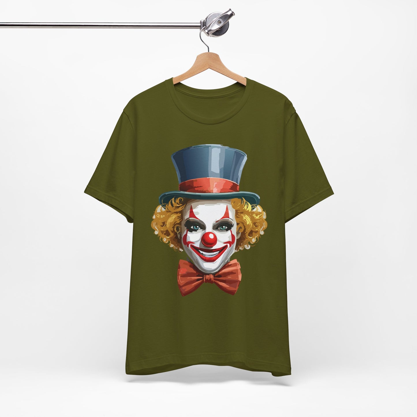 Clown Shirt, Funny Shirt, T-Shirt with Clown, Funny Art Design Tee, Circus Tees, Circus T-Shirt, Unisex Humor Wear 11