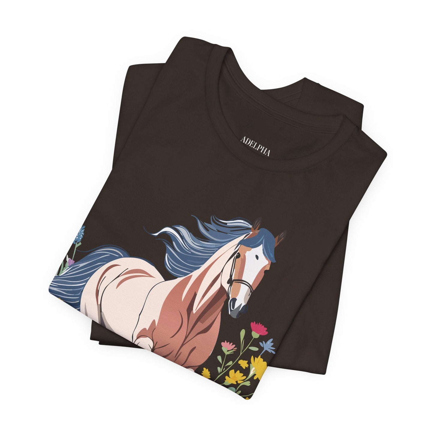 Horse Graphic Unisex 100 Cotton Vintage Animal Art T-Shirt 10