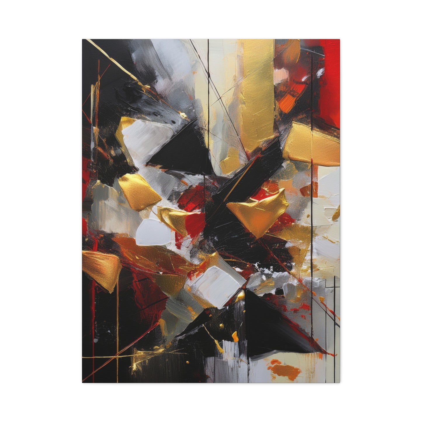 Abstract Oil Painting Print Canvas 20x24,20x30,24x30 24x32,24x36,30x40 32x48,36x48,40x60 Pine-Wood Inner Frame ABS-186