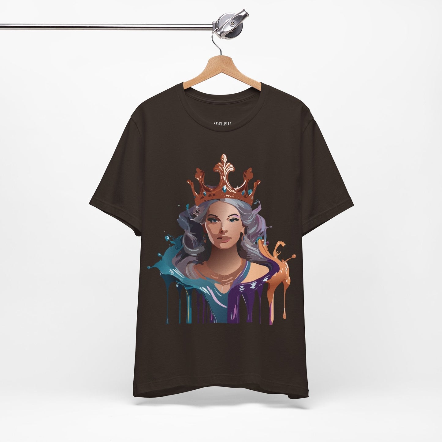 Queen Graphic Tee By Adelpha Art Design Unisex Short Sleeve Vintage Inspired Shirt