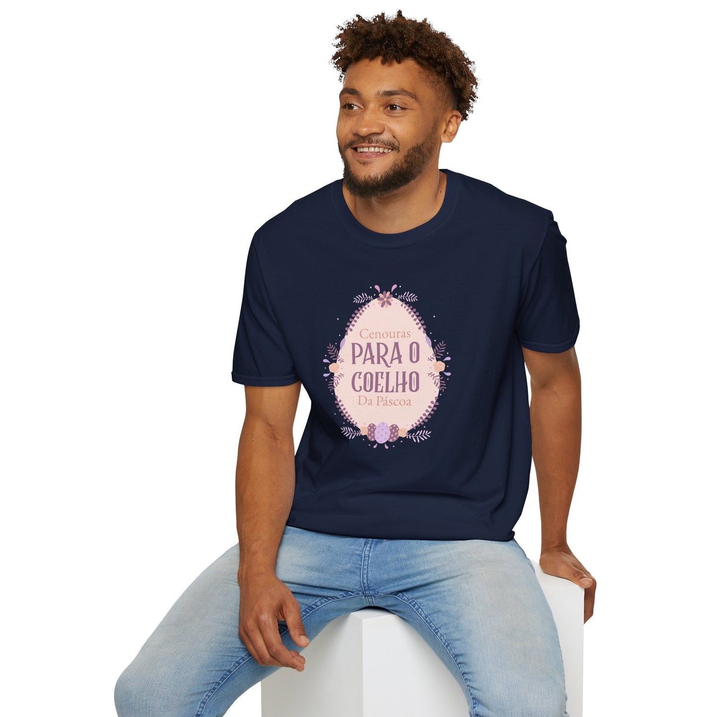 Easter Egg T Shirt Unisex Softstyle Short Sleeve Tee With Easter Signature Prints And Design