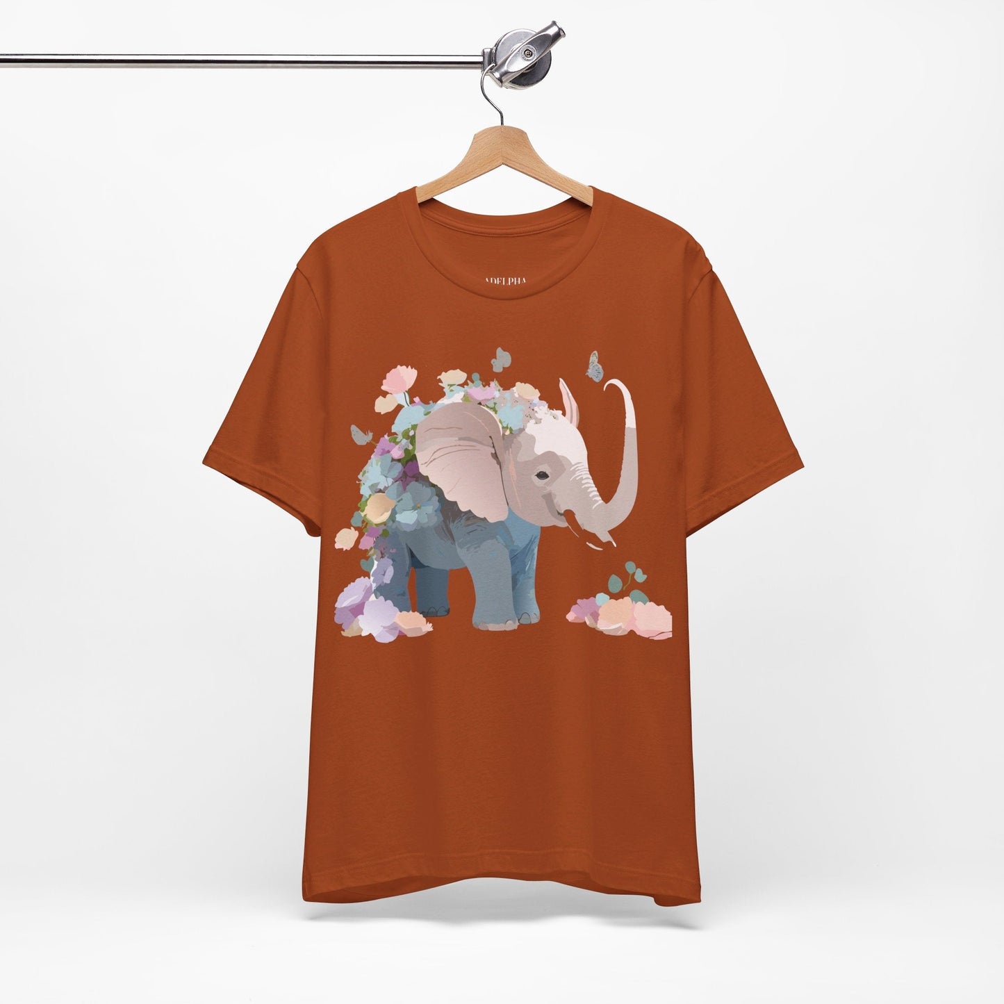 Elephant Graphic Tee Unisex Vintage Inspired Artwork Premium Adelpha Jersey Short Sleeve