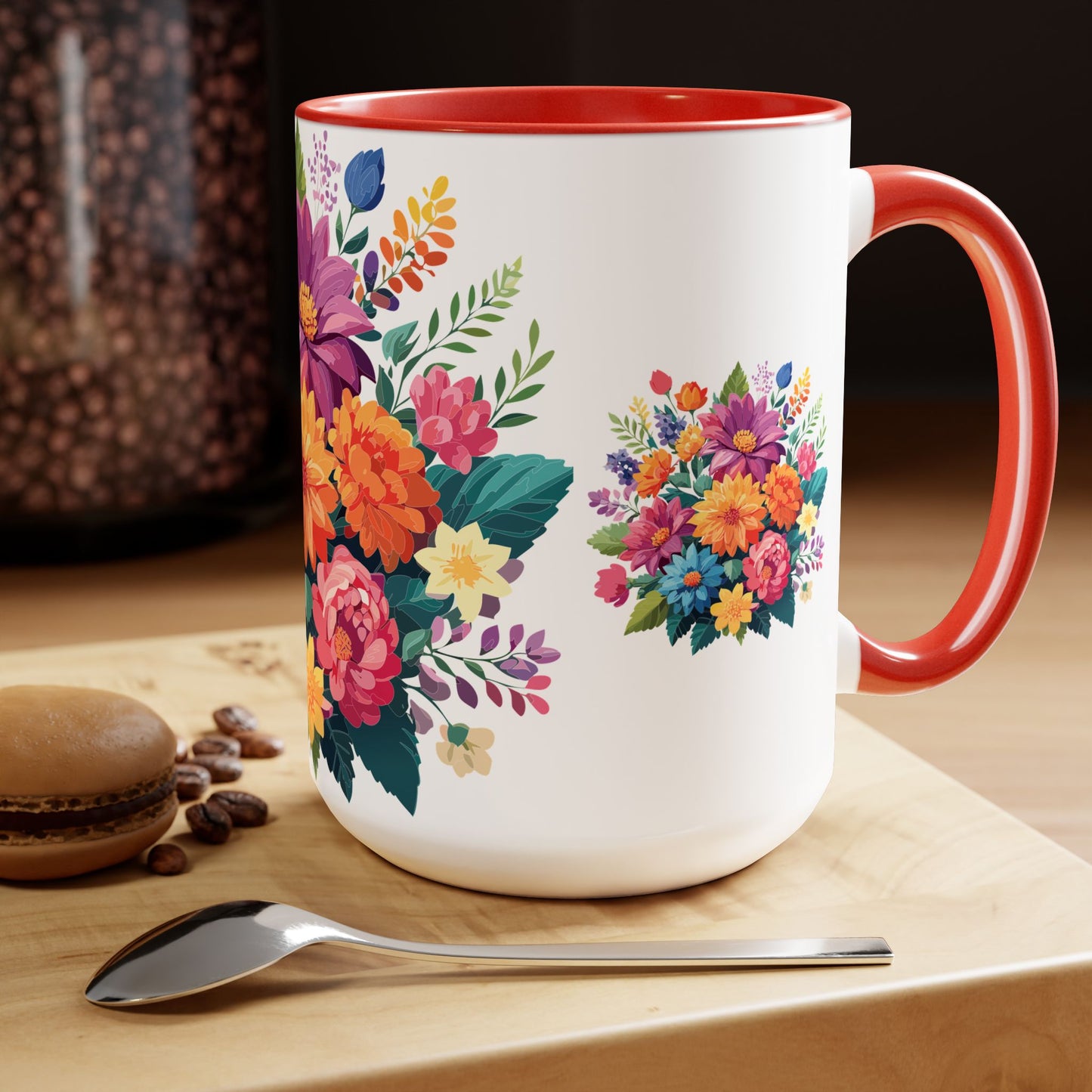 Floral Mug, Floral Cup