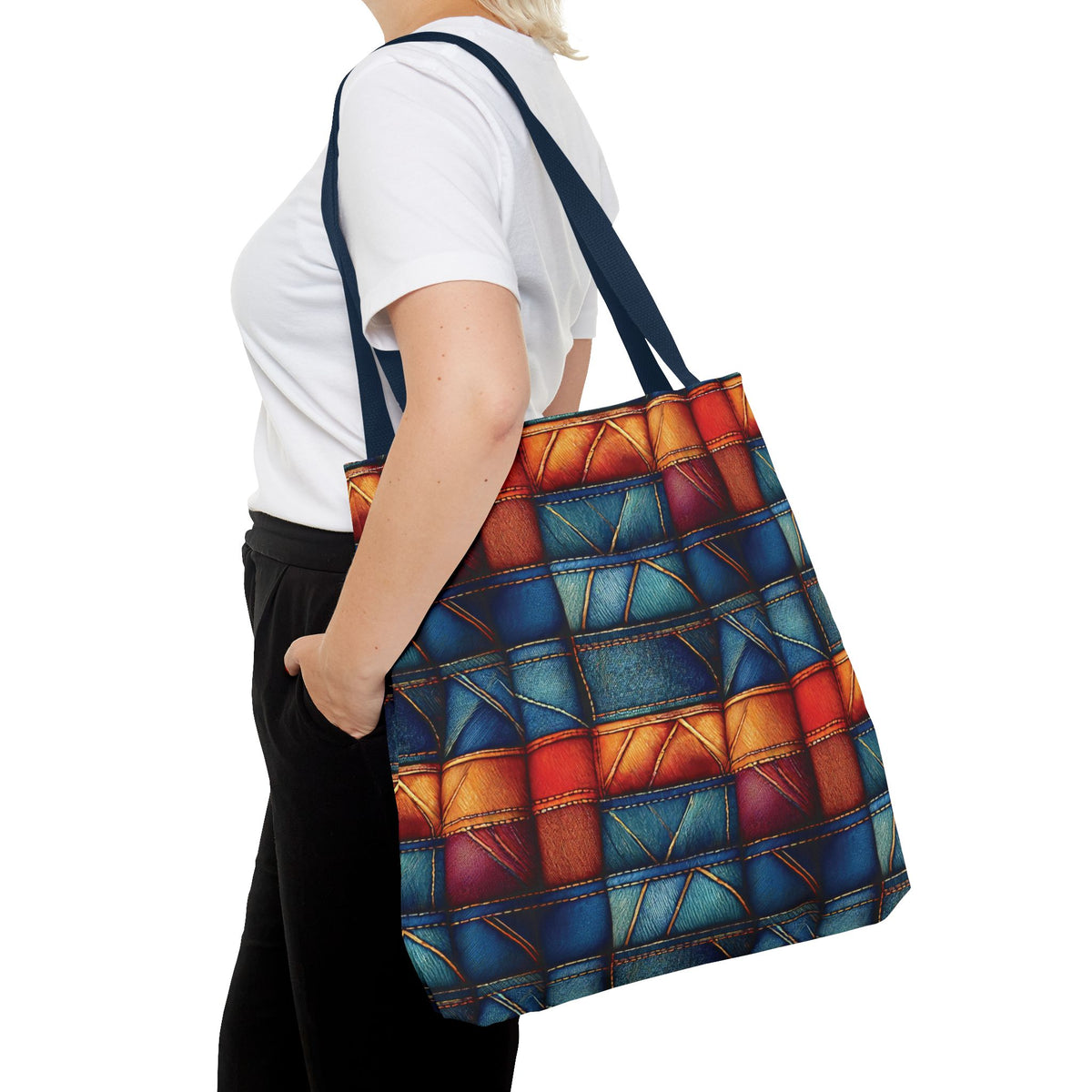 Denim Canvas Bag, Tote Bag Denim
