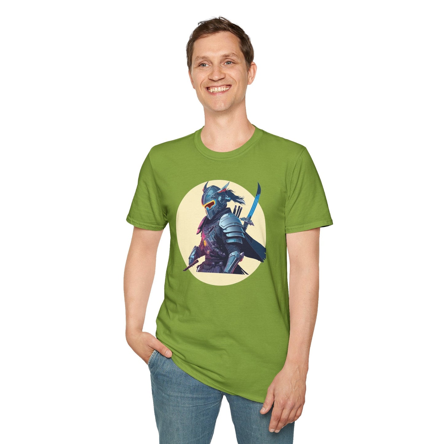 Samurai Shirt Unisex Softstyle Short Sleeve T Shirt Gildan 64000 Breathable Comfort Wear