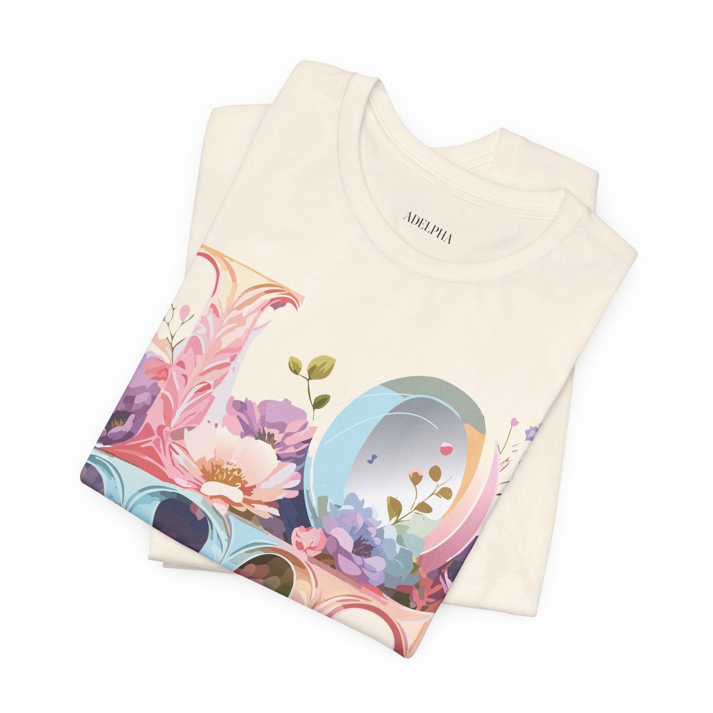 Adelpha Valentine Graphic Tee Unisex Short Sleeve Vintage Inspired Art Design for Everyday Wear