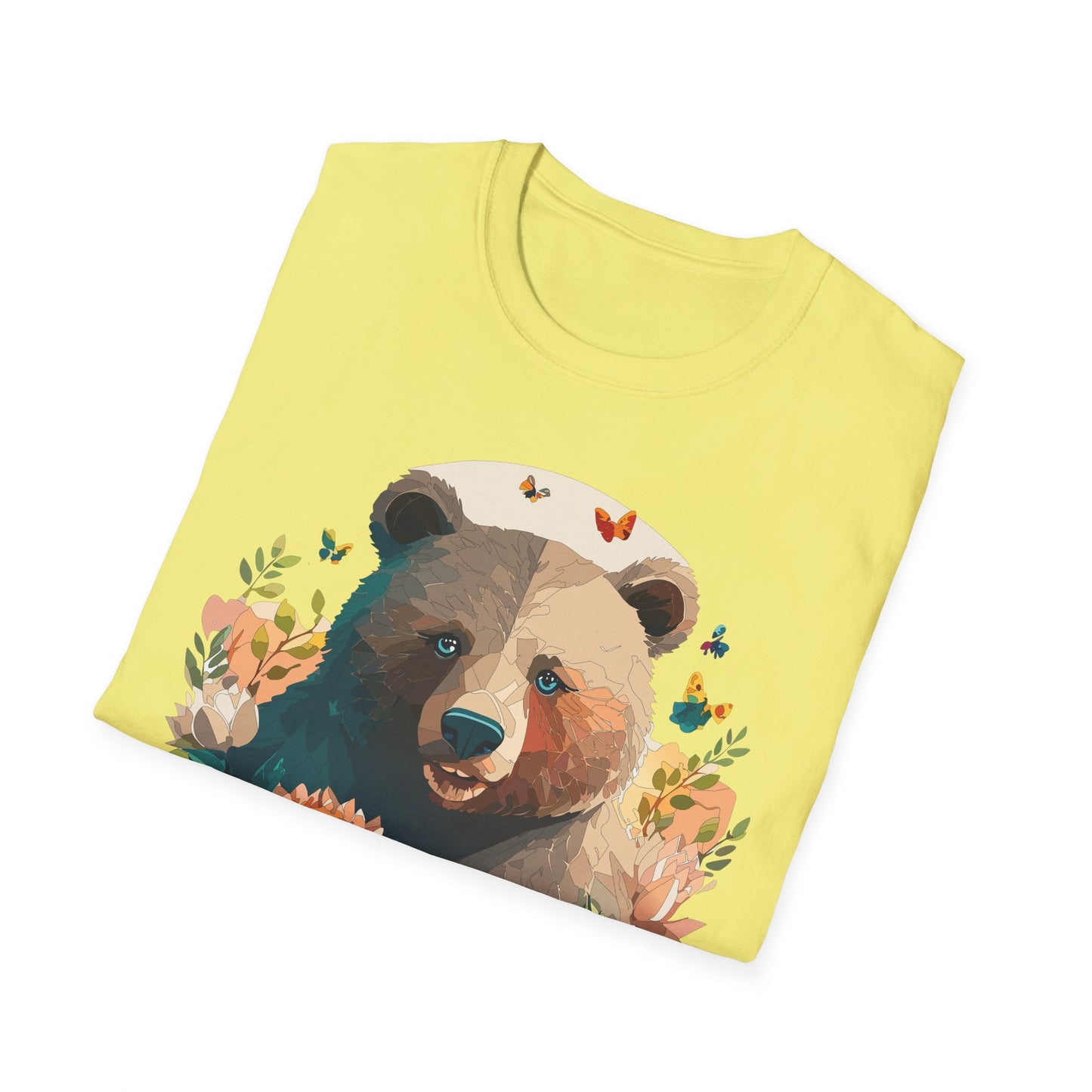 Bear T Shirt Unisex Teddy Bear Shirt Softstyle 100 Percent Ring Spun Cotton Tee Essentials