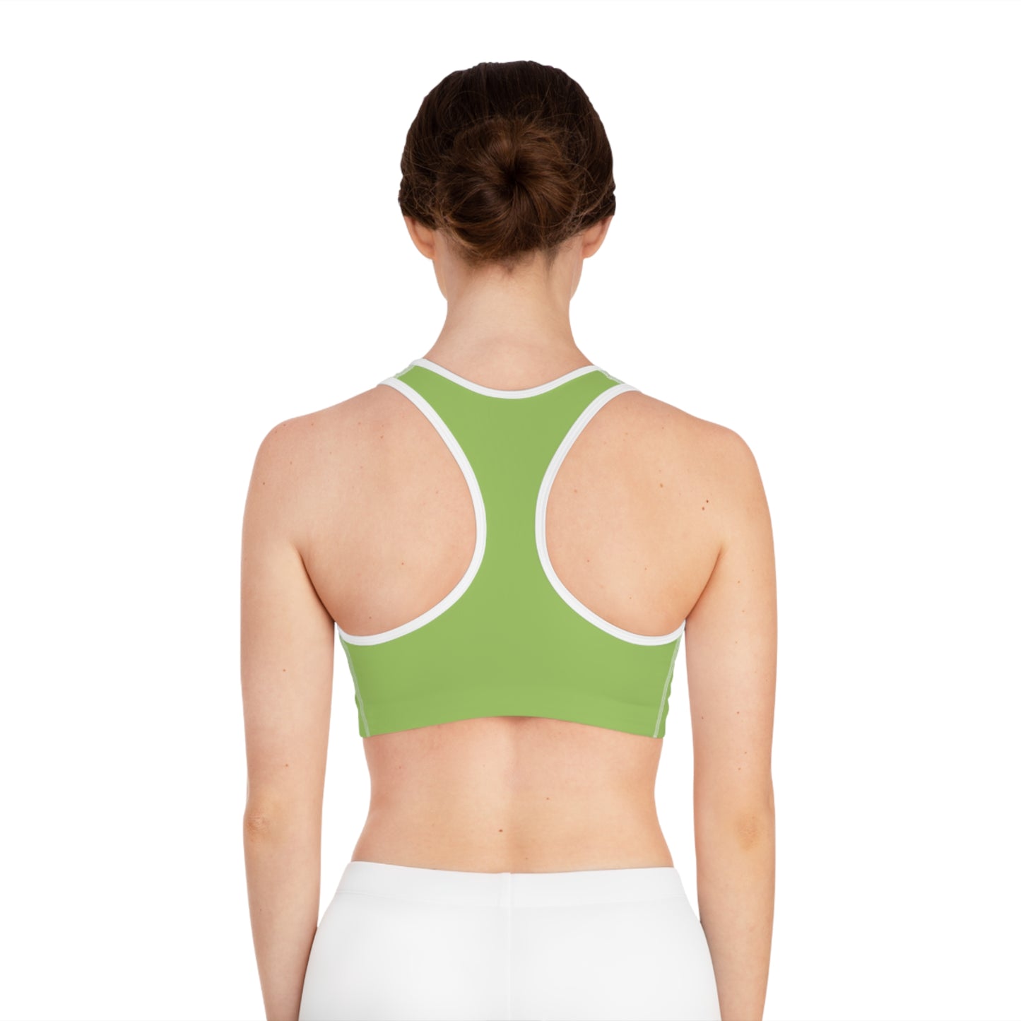 Green Color Sports Bra, Green Sports Bra 13