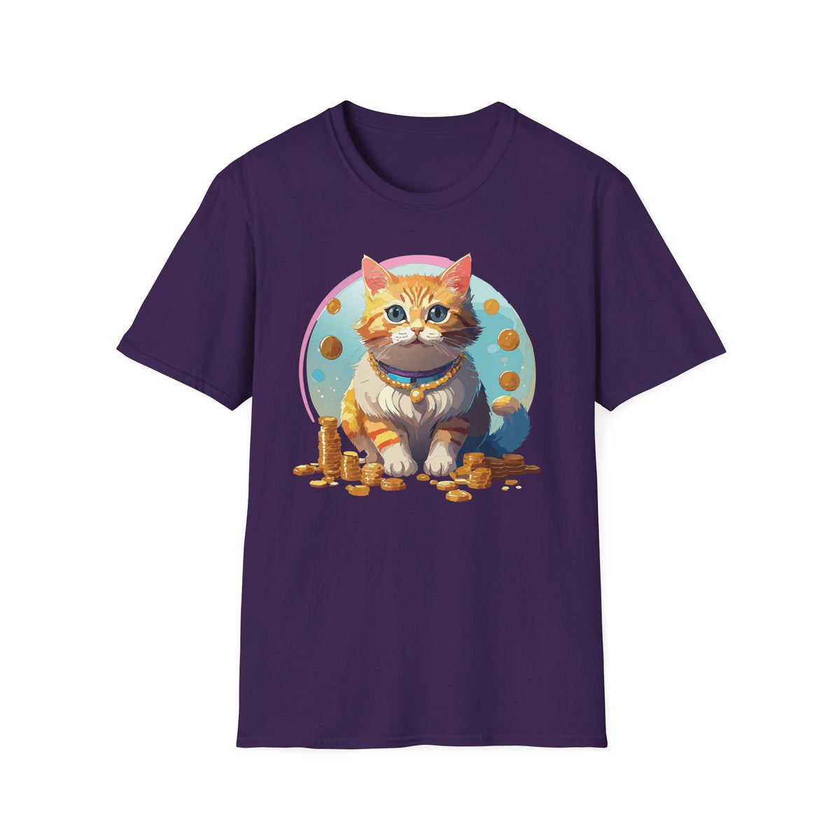 Lucky Cat Illustration T-Shirt | "I'm a lucky cat" design