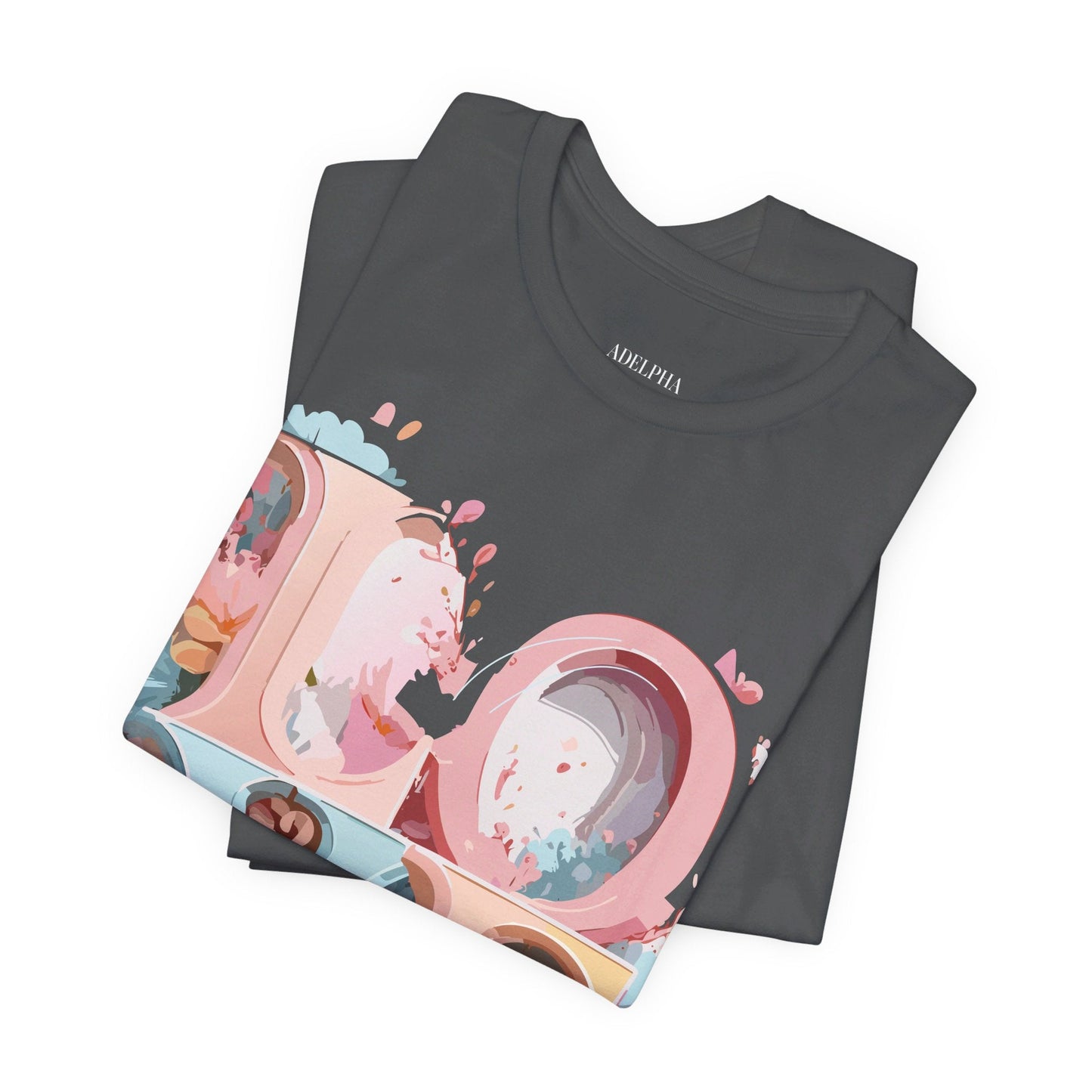 Valentine Graphic T Shirt Unisex Jersey Short Sleeve With Vintage Inspired Artwork By Adelpha