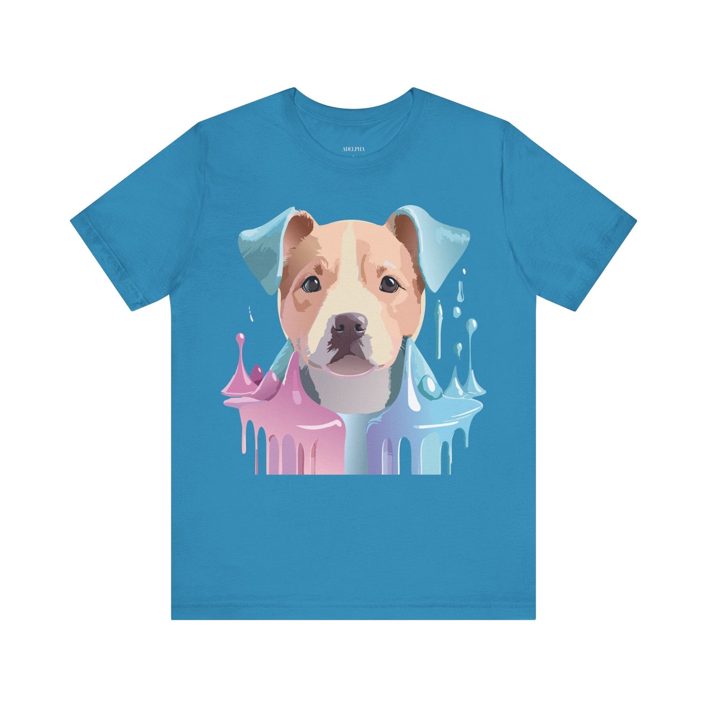 Unisex Dog Graphic Tee With Vintage Inspired Artwork By Adelpha Short Sleeve Shirt