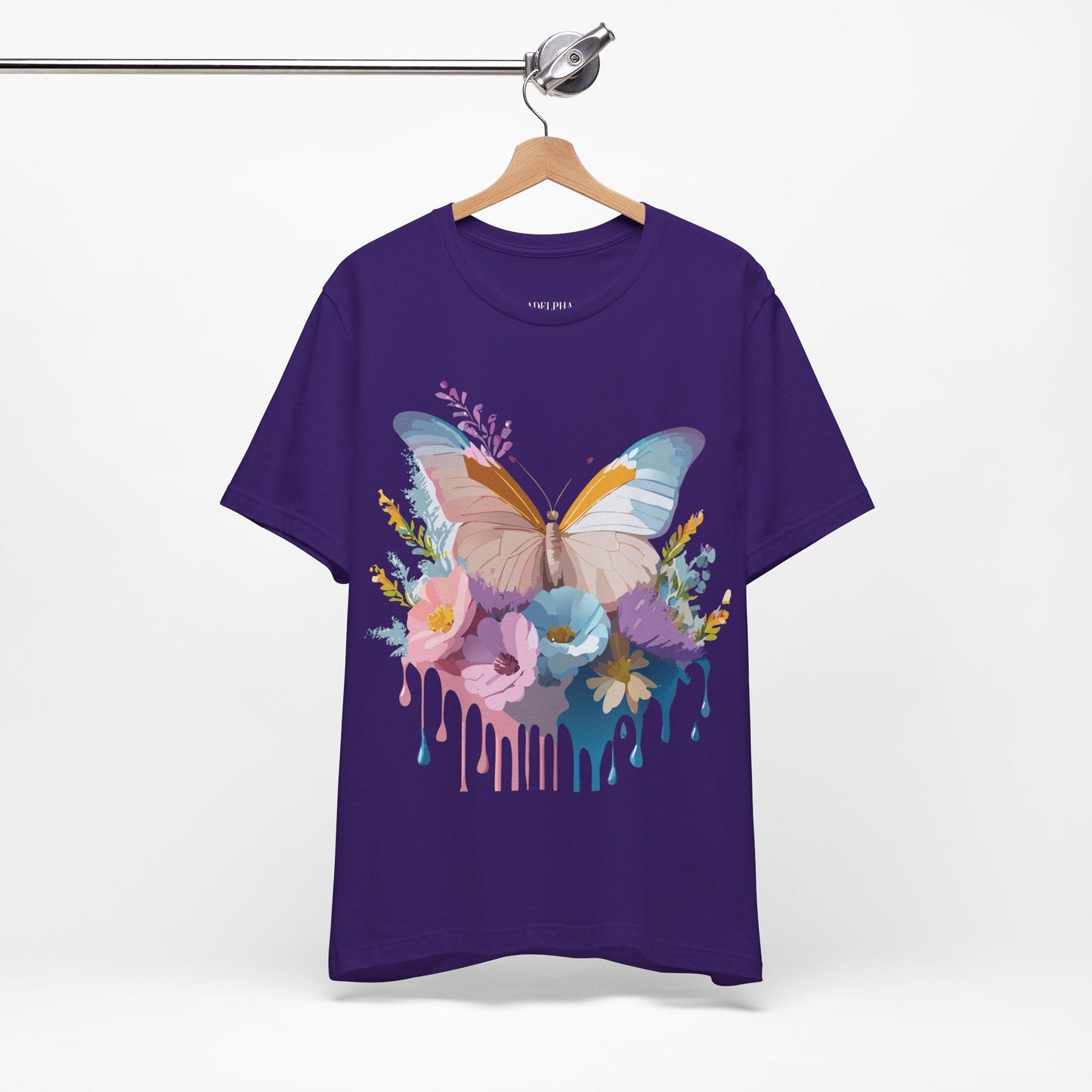 Butterfly Graphic T Shirt Unisex Adelpha Vintage Art Design Tee