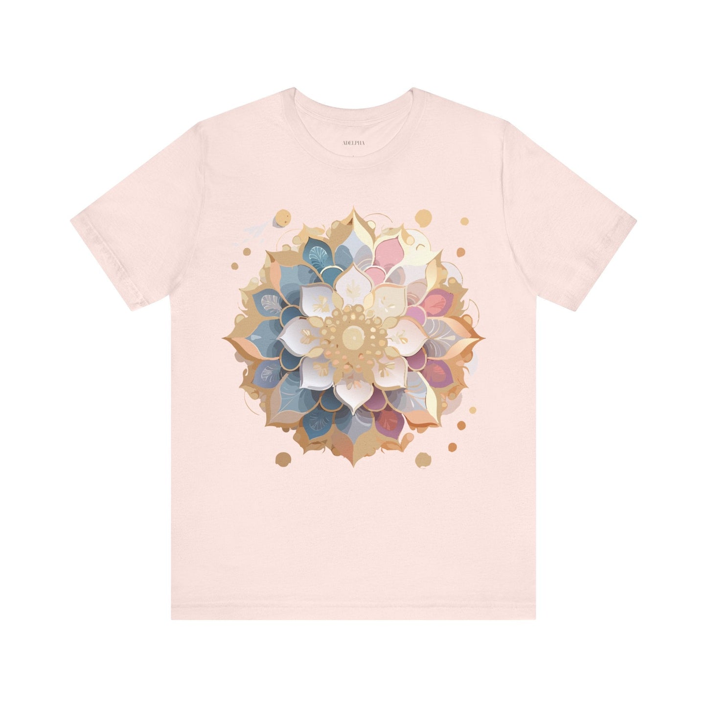 Mandala Graphic Tee For Men And Women By Adelpha Unisex Short Sleeve Art Design Shirt