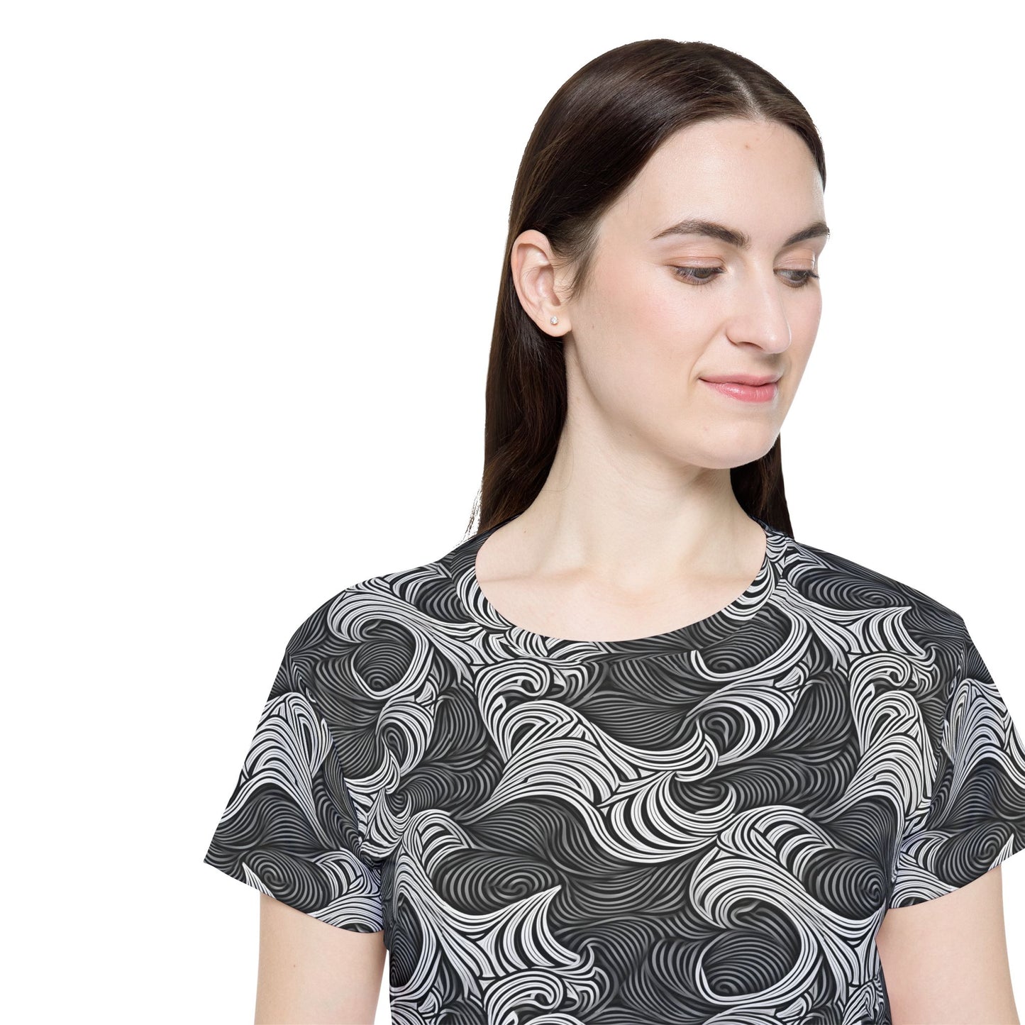 Abstract Print Shirt, Shirt with Abstract Print