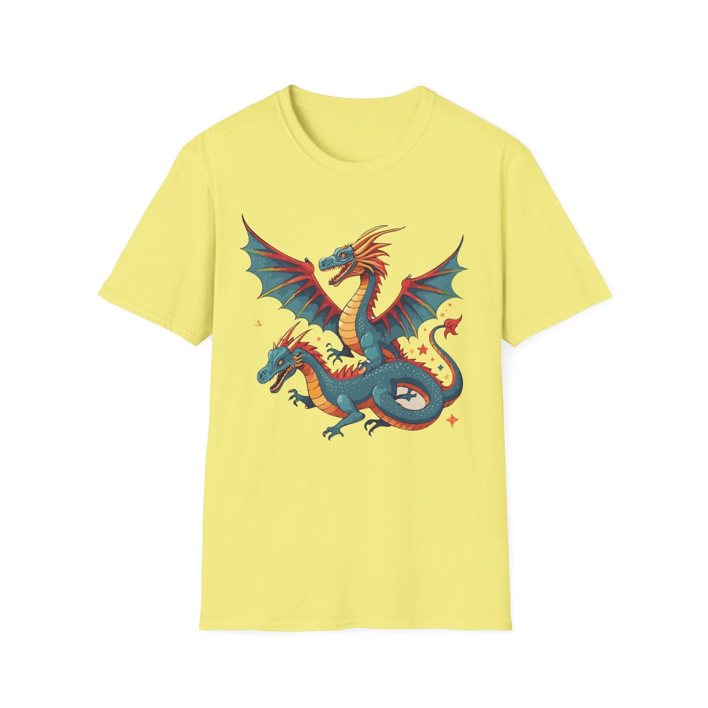 Dragon Graphic Unisex 100 Cotton Tee with Animal Artwork Design 13
