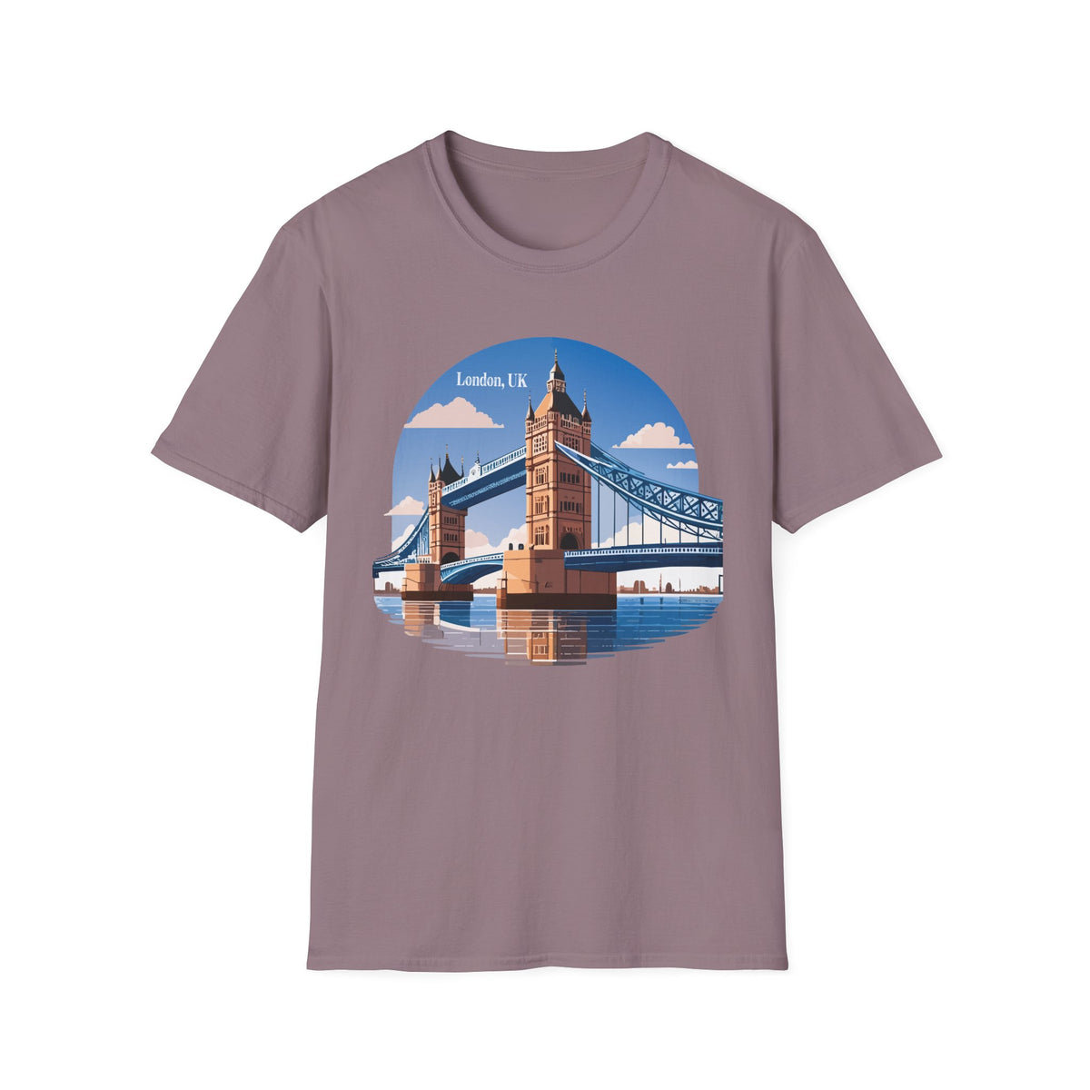 London Tower Bridge Tee | UK Landmark Illustration, Travel Souvenir