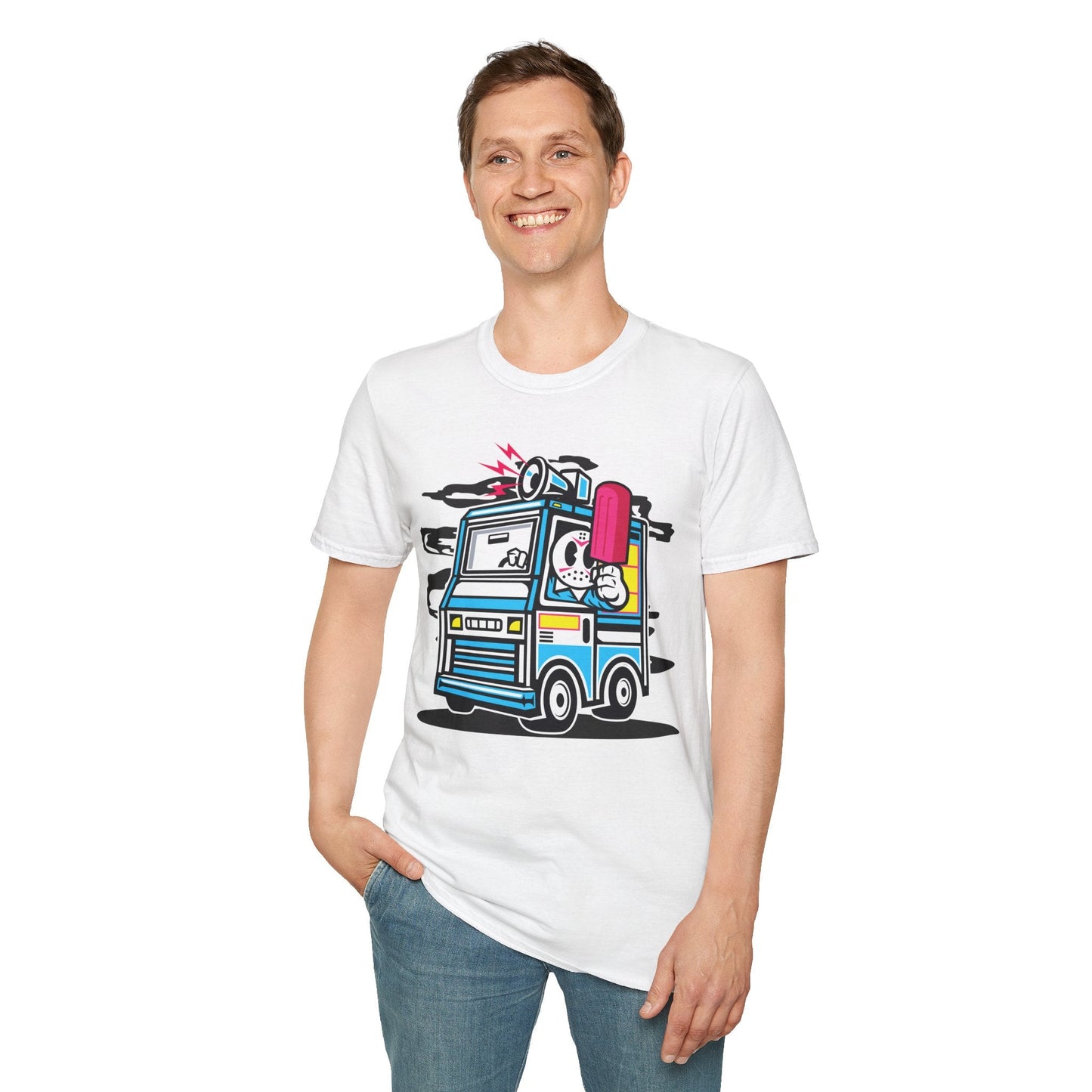 Cartoon T Shirt Animation Tee Funny Unisex Softstyle Gildan 64000 100 Percent Ring Spun Cotton