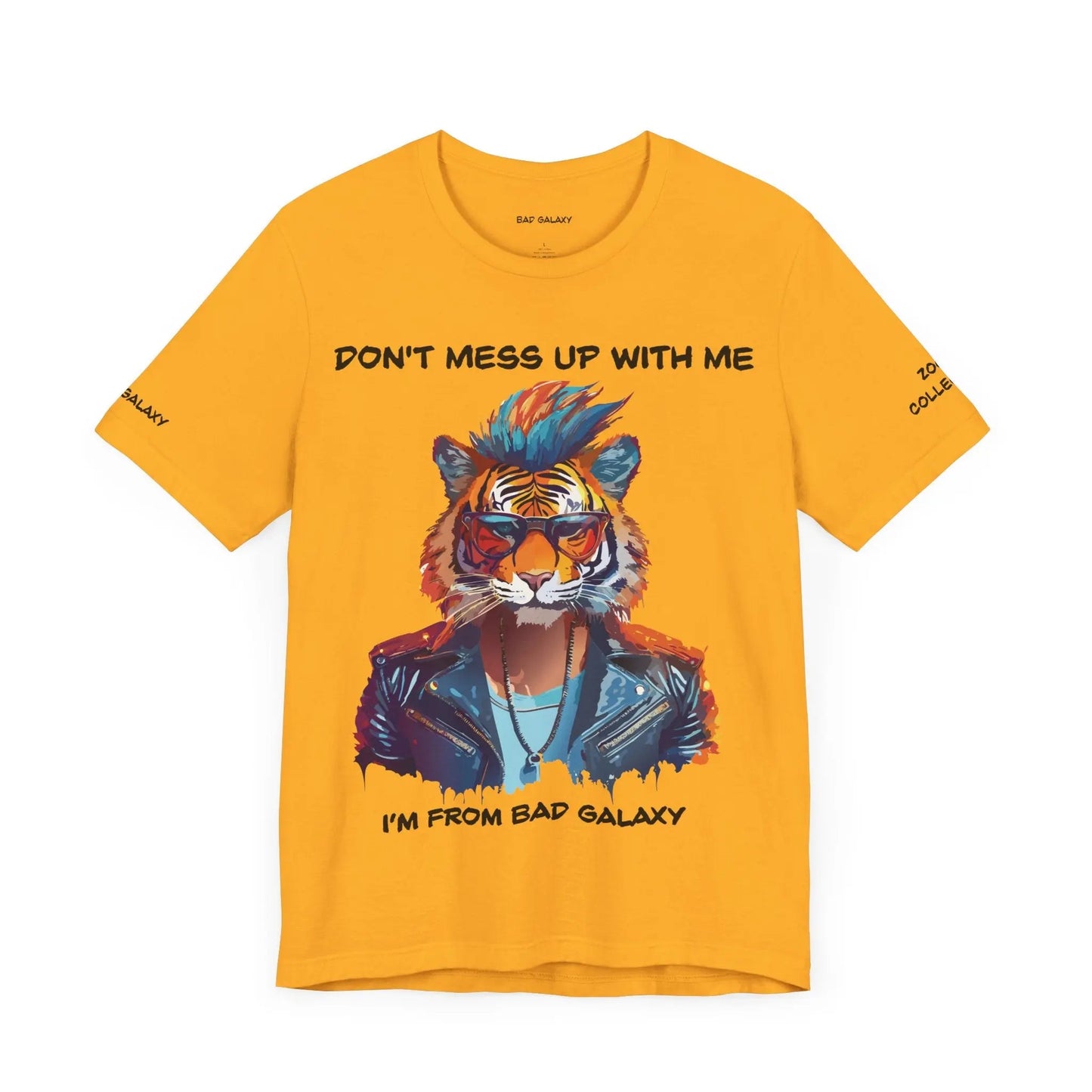 Animal T Shirt Bad Galaxy Made To Order Cotton Tee With Eco Friendly Inks Free Shipping USA