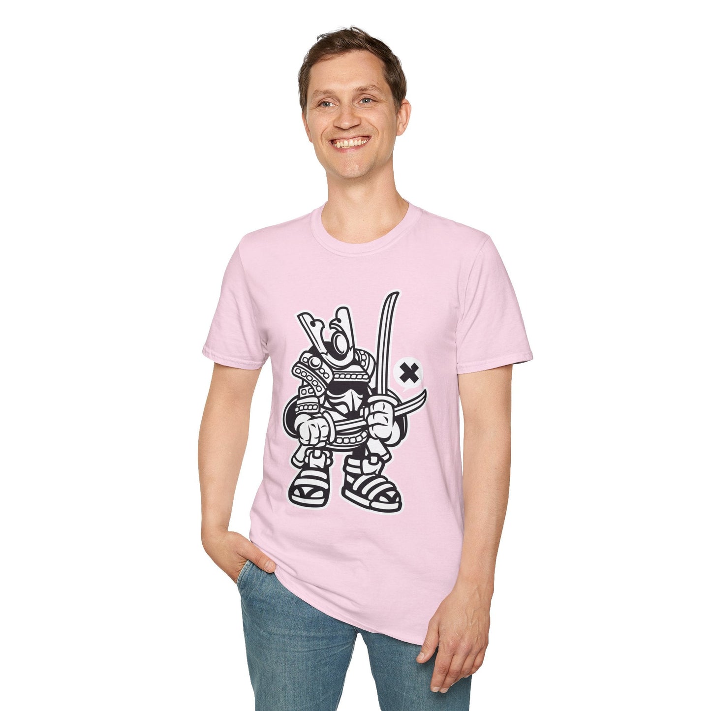 Cartoon T Shirt Unisex Animation Tee Funny Tee Gildan Softstyle 64000 100 Percent Cotton